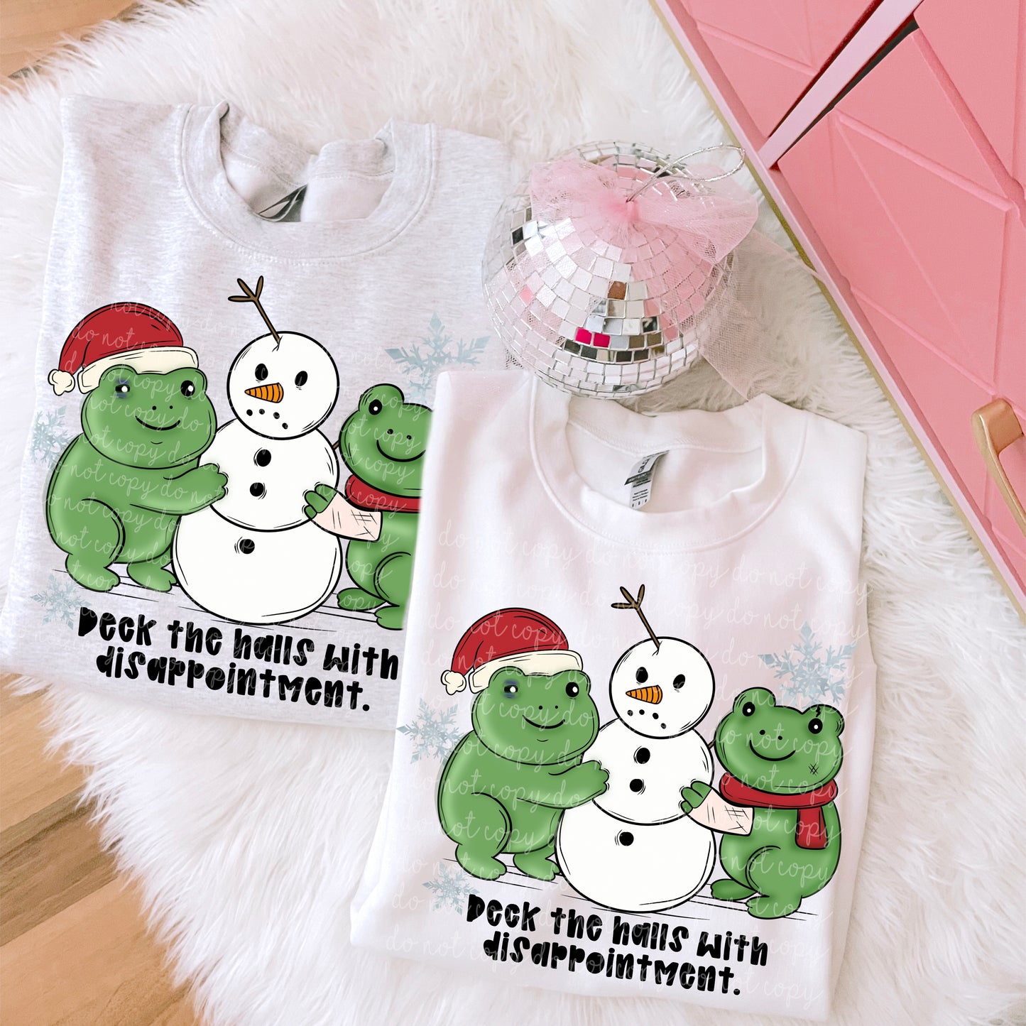 Deck the halls with disappointment PNG