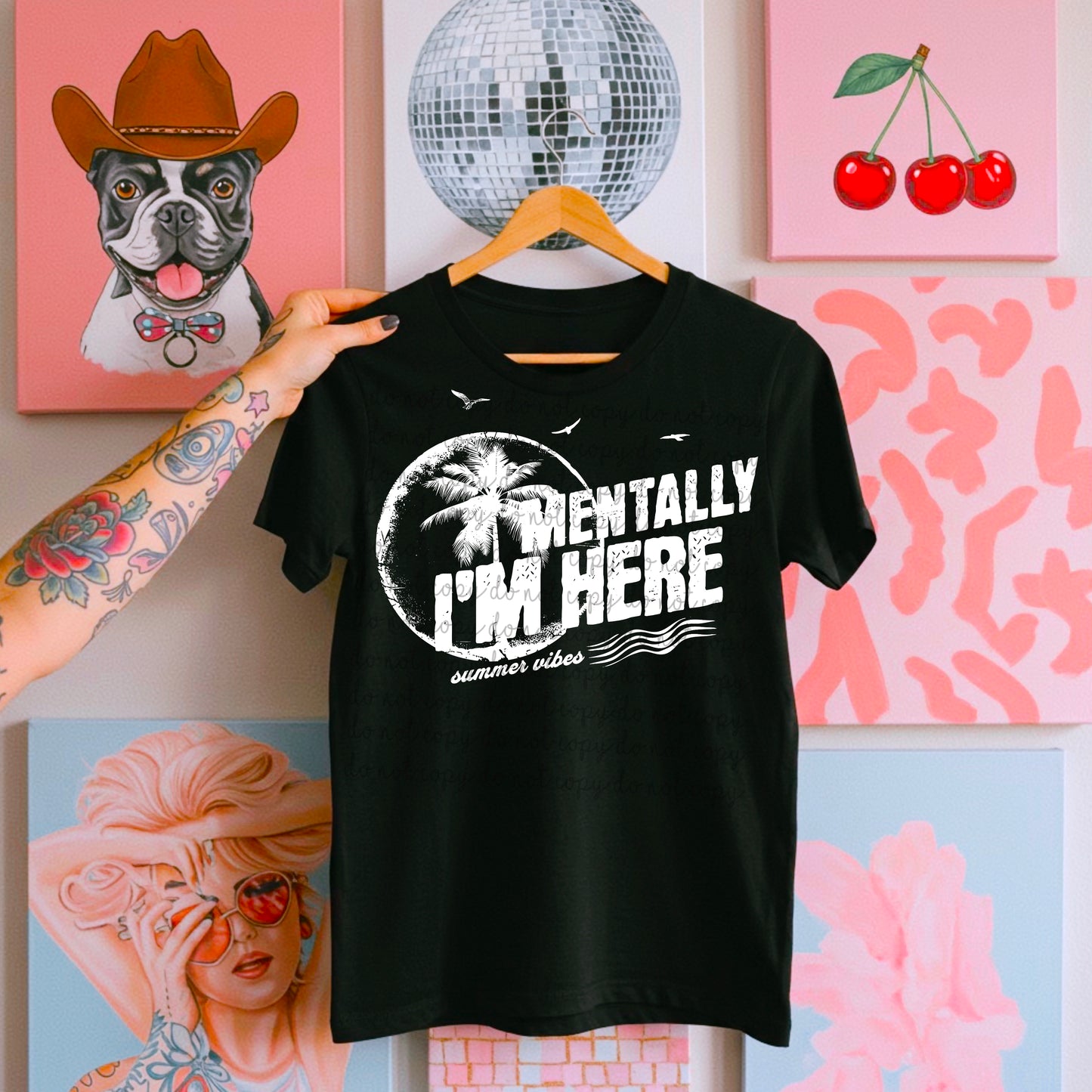 Mentally im here (all three colors) PNG