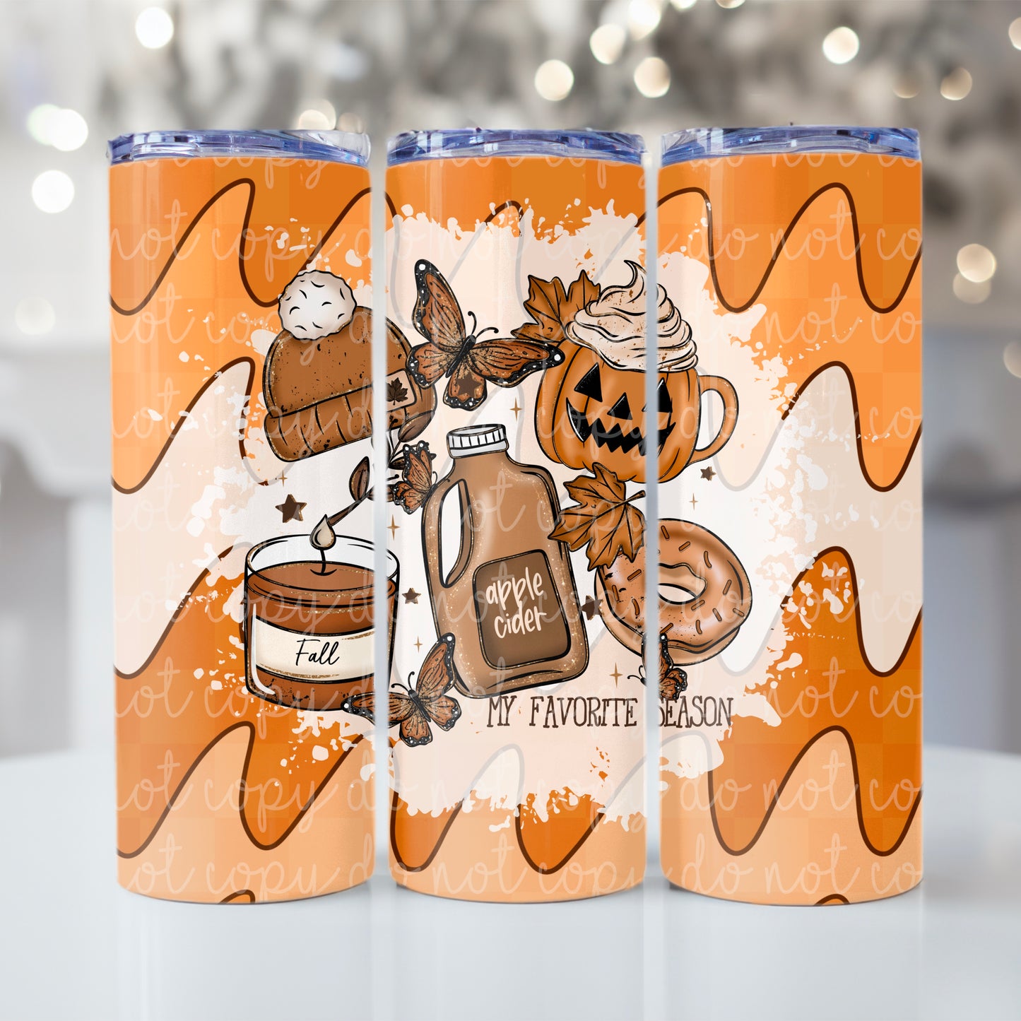 My favorite season Tumbler Wrap