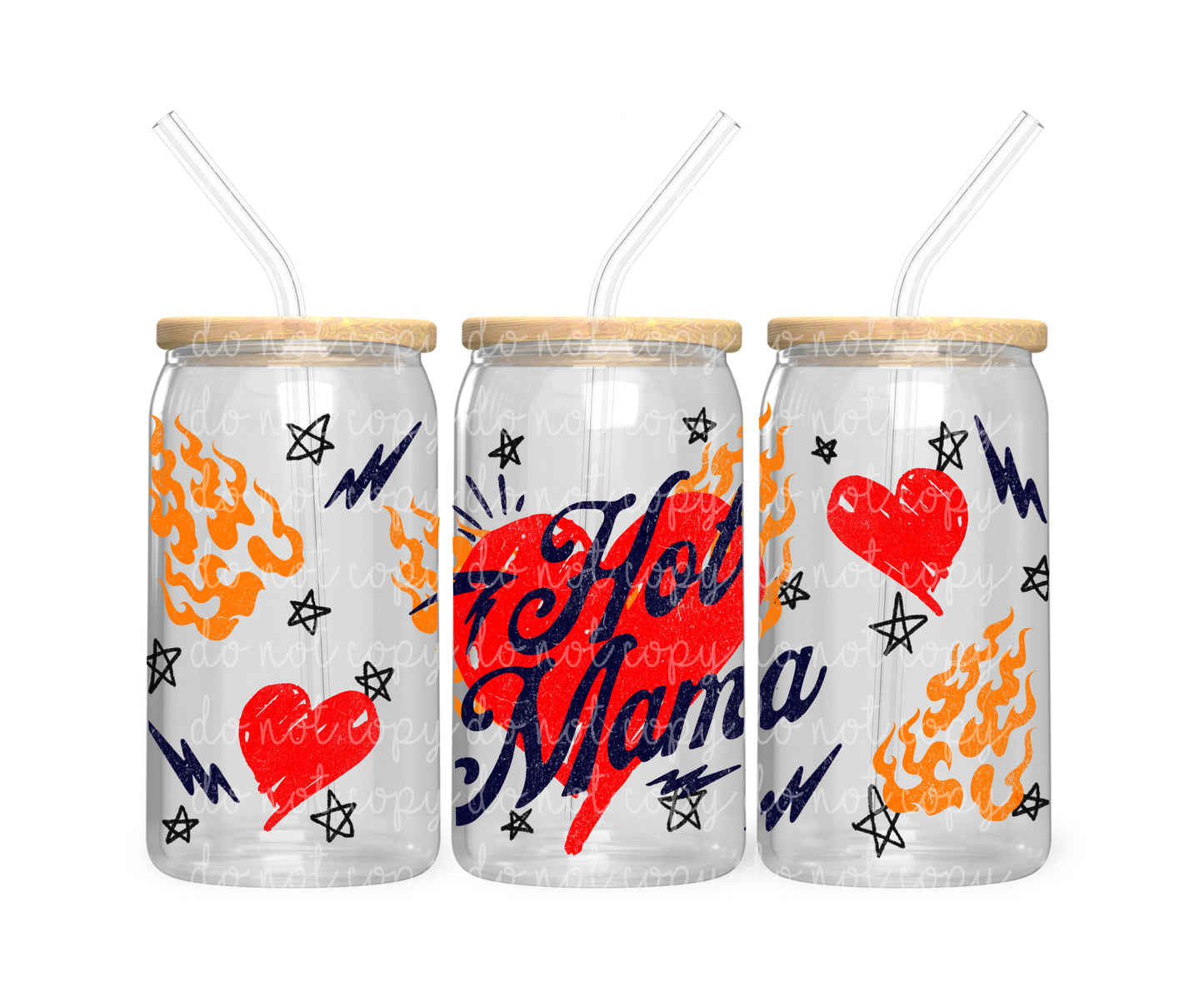 Hot mama 16oz Glass Wrap
