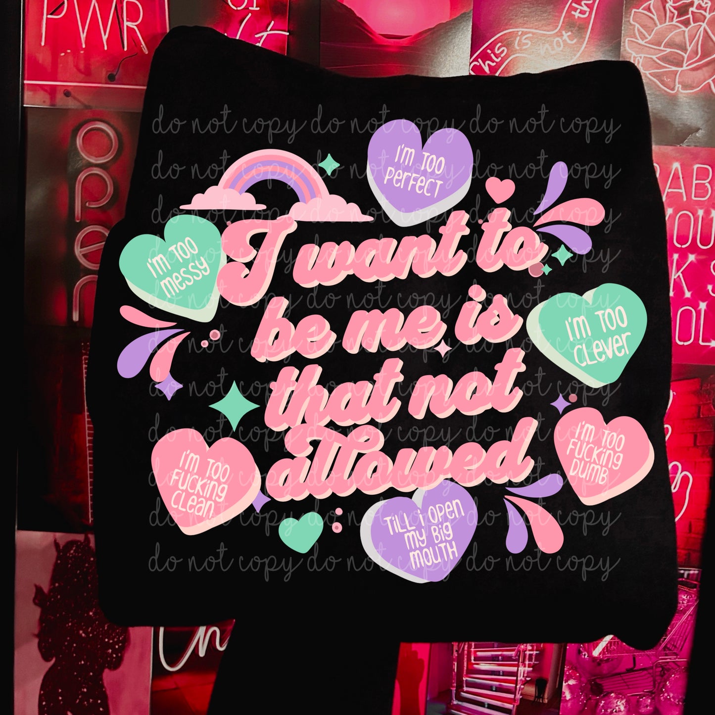 I want to be me PNG