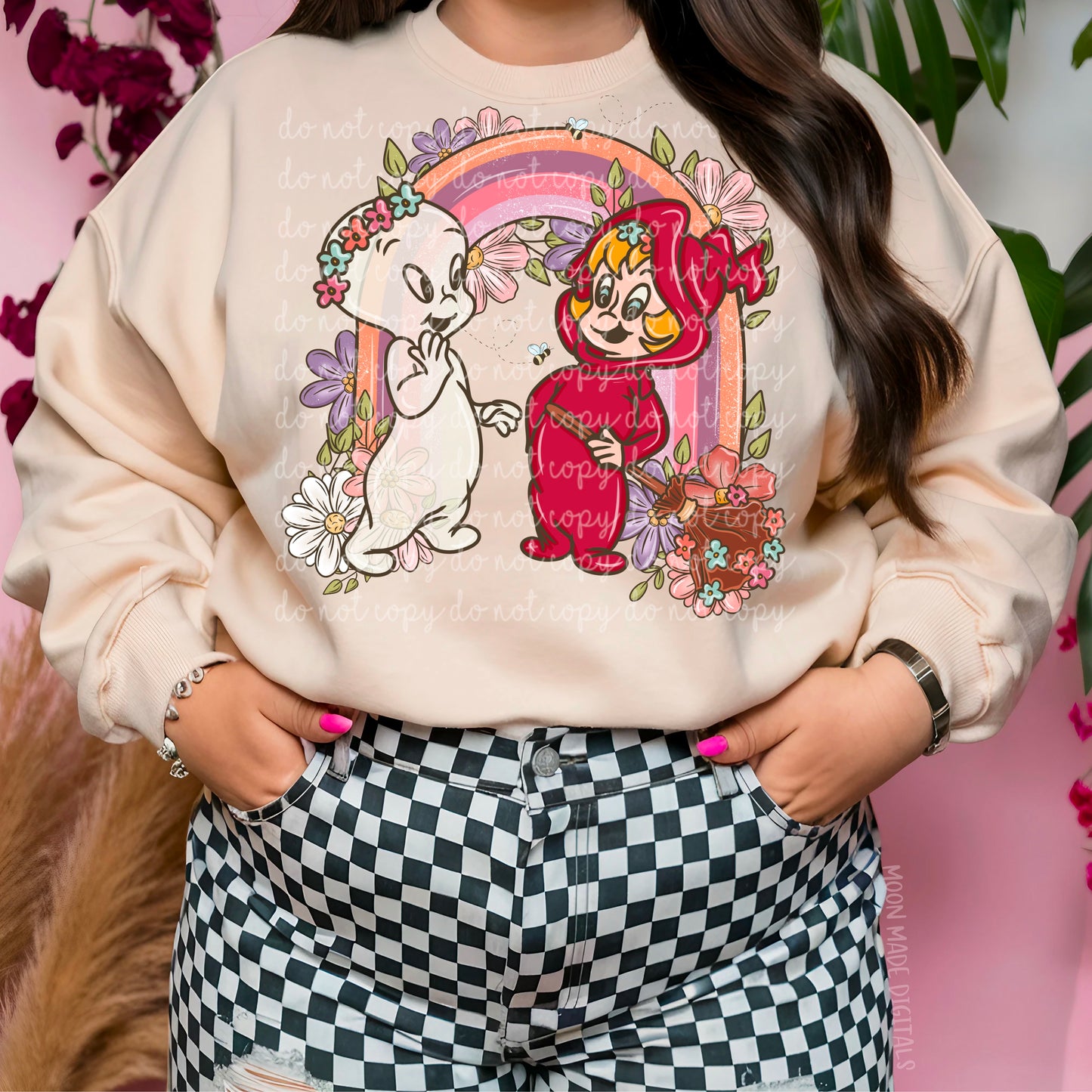 Ghostly Spring w/ sleeves PNG