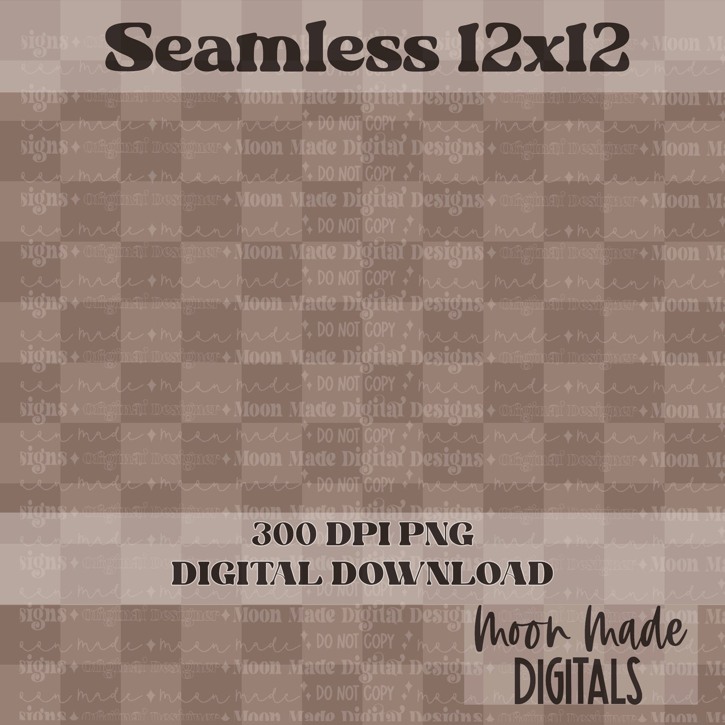 Brown Check Seamless