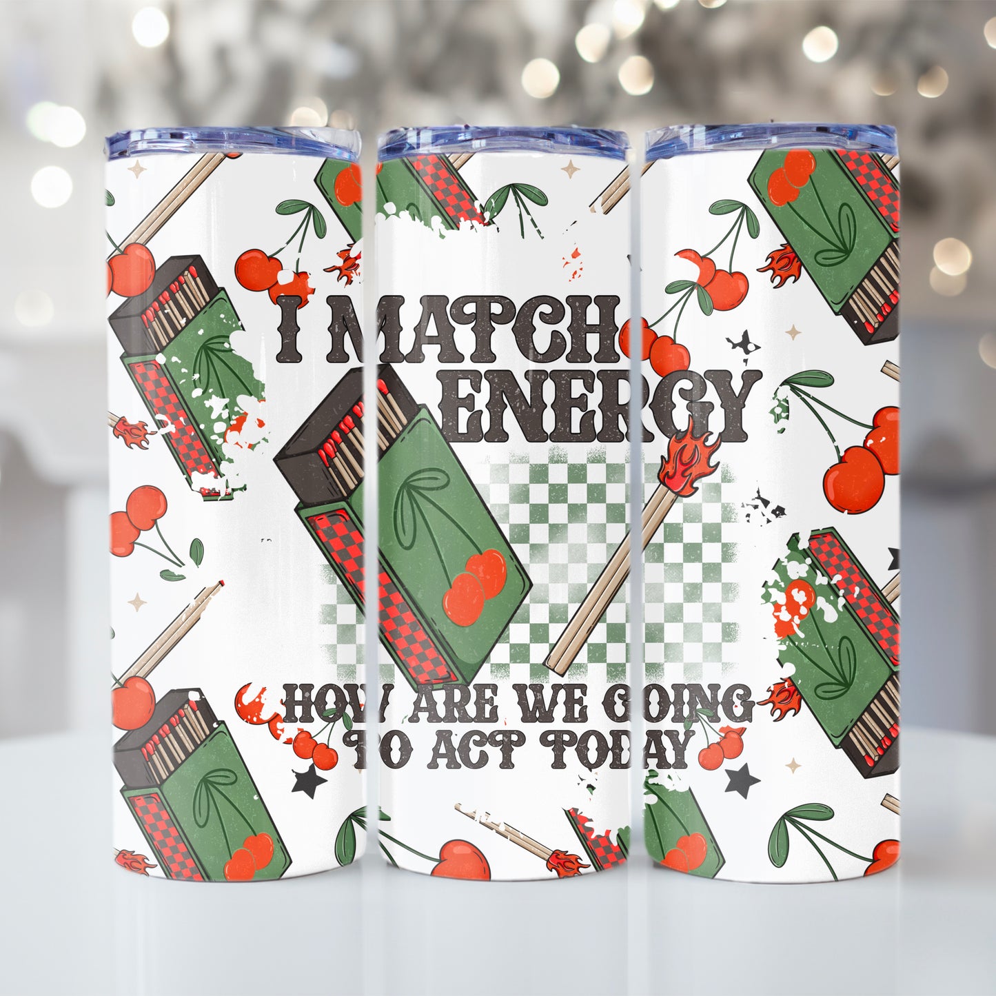 Match energy Tumbler Wrap