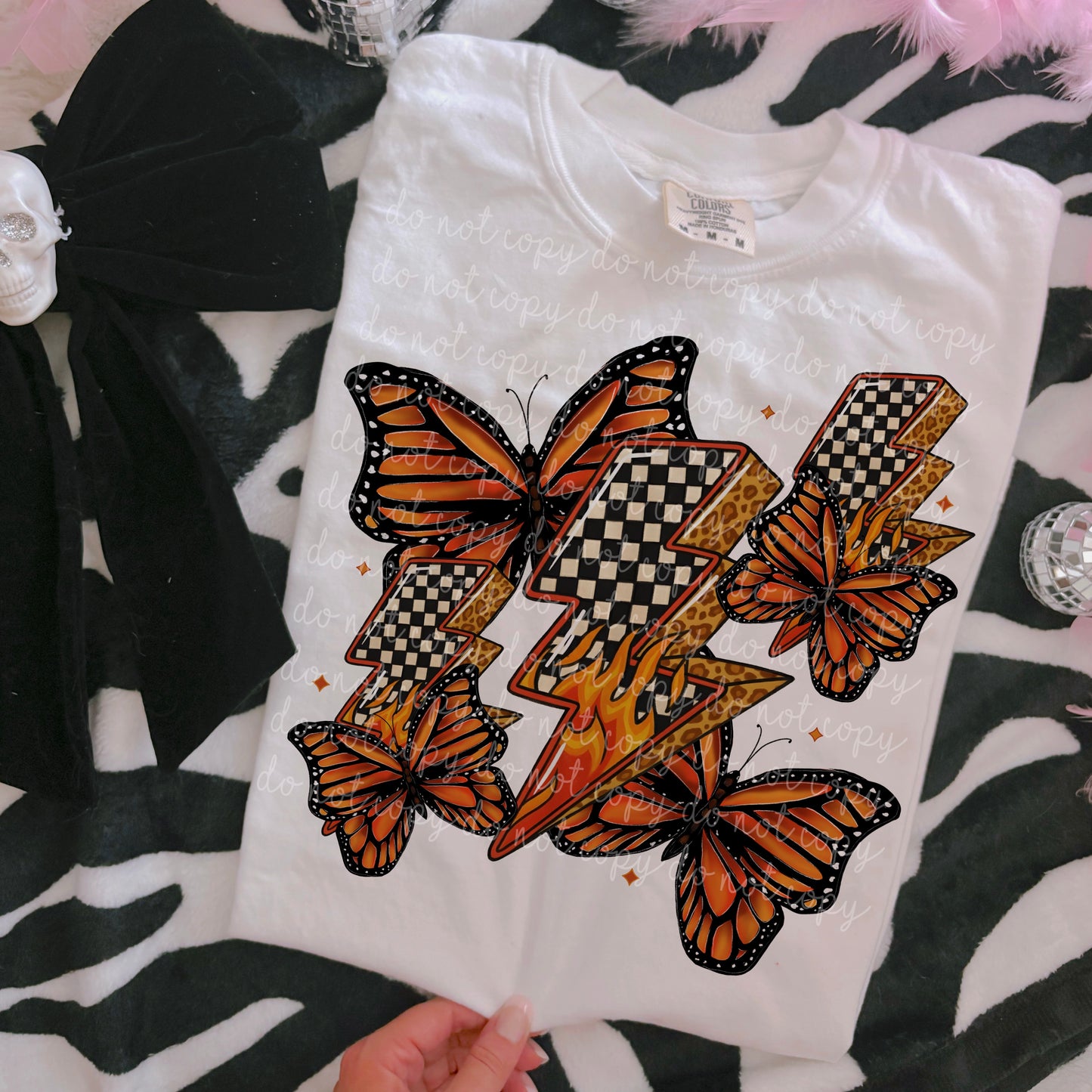 Fire Butterfly Bolt PNG