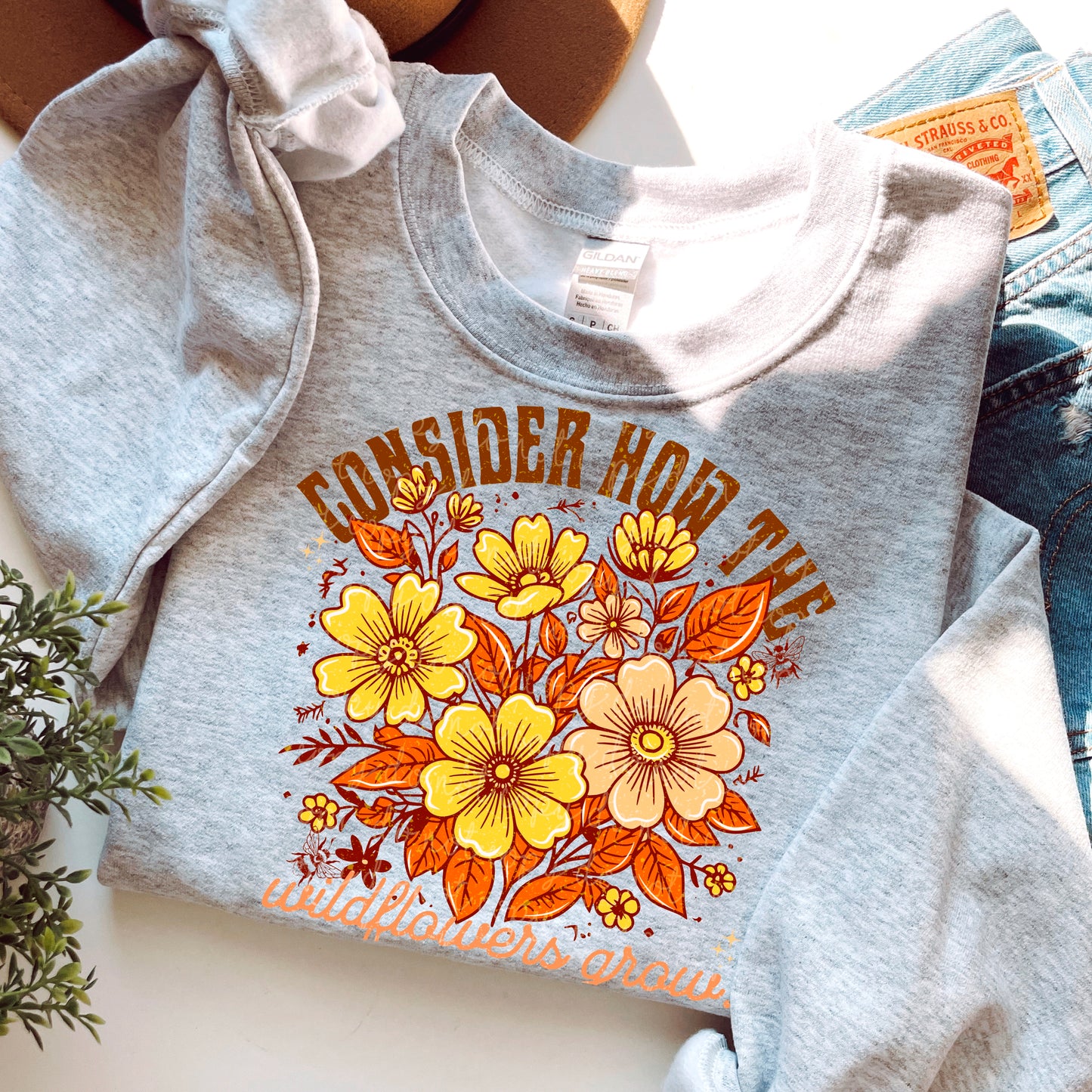 Consider how the wild flowers grow png