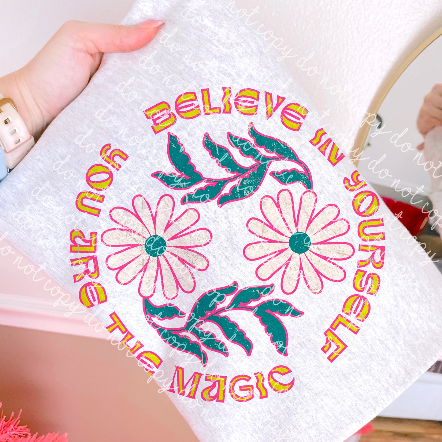 Believe in yourself you are the magic PNG