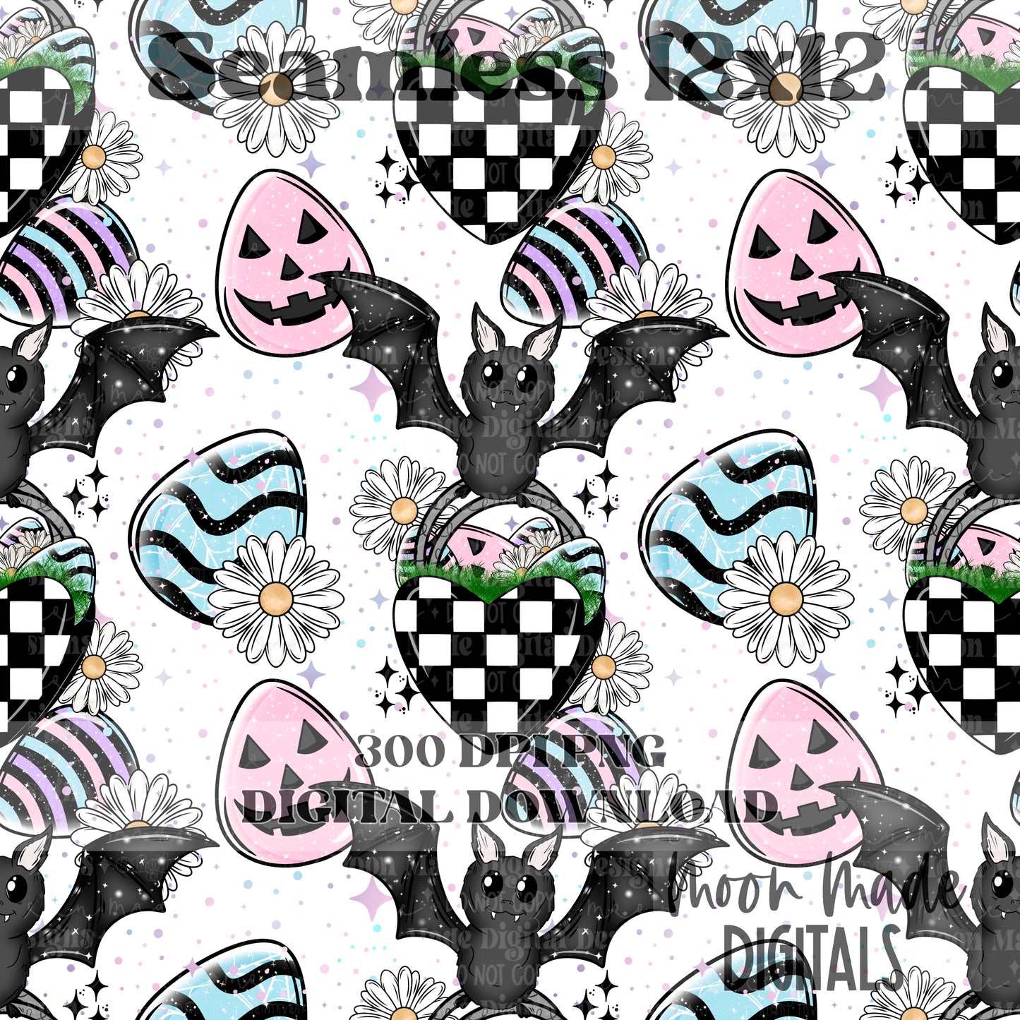 Batty Easter Seamless