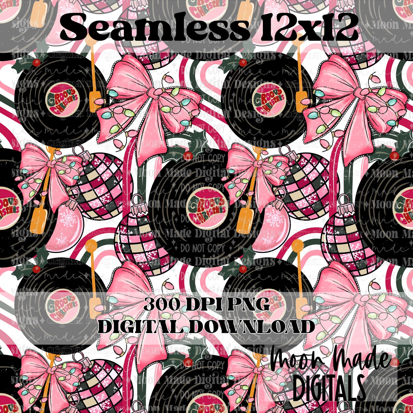 Groovy Christmas Seamless