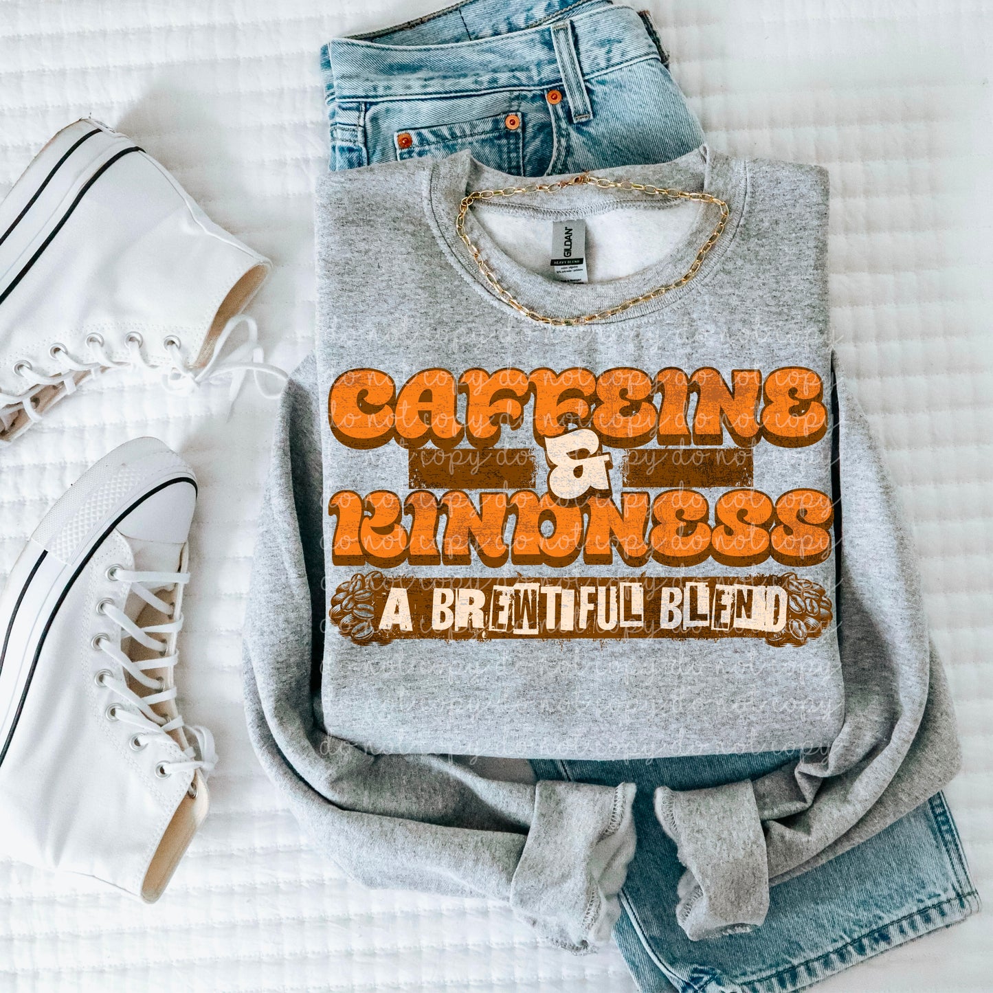 Caffeine and kindness PNG