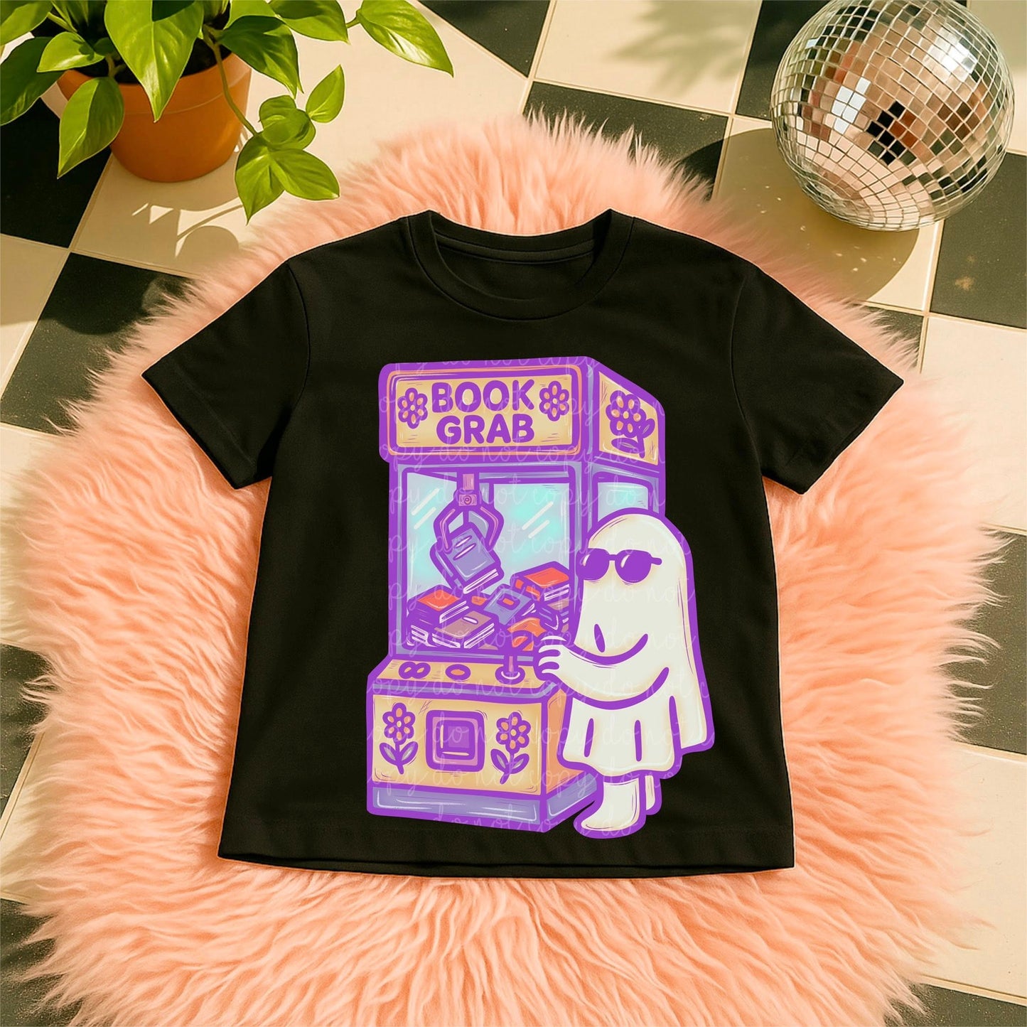 Purple A Book a Day (words and no words) PNG
