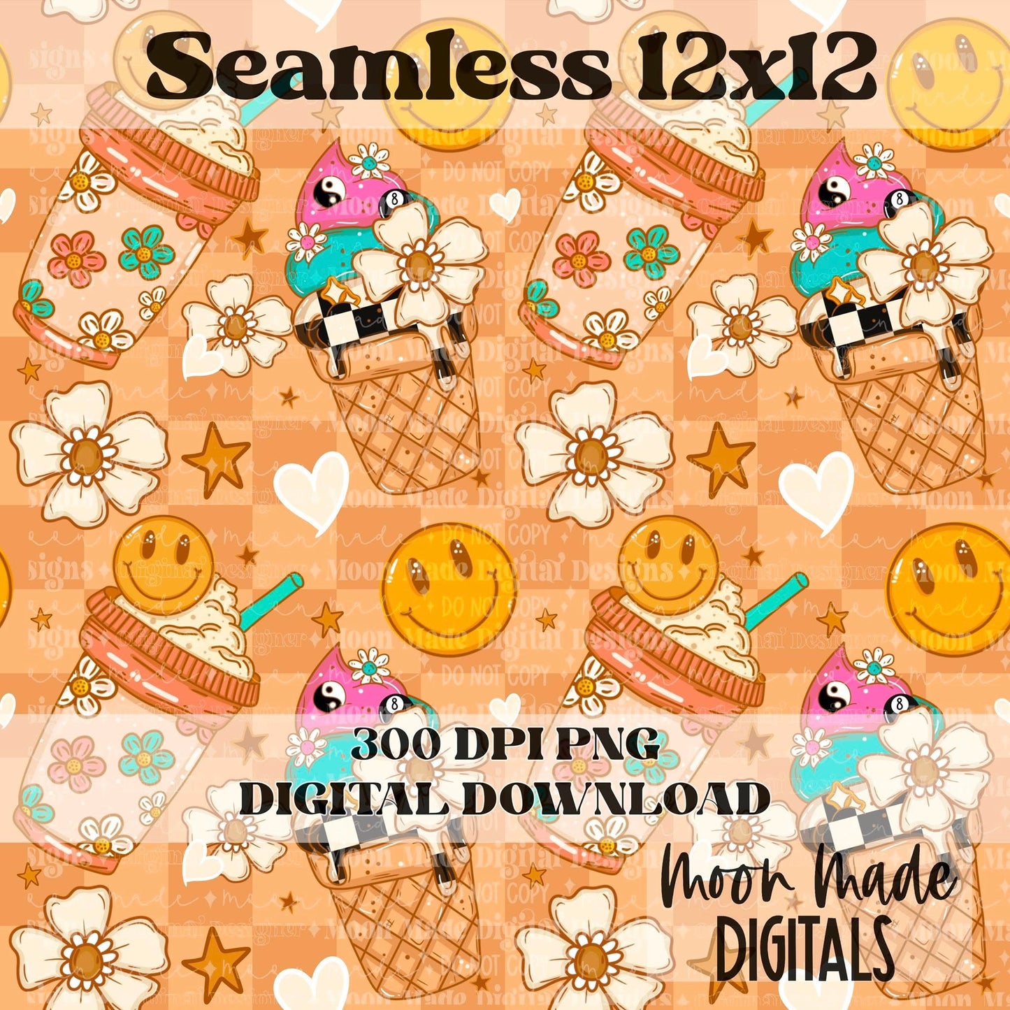 Preppy Alt Summer Seamless