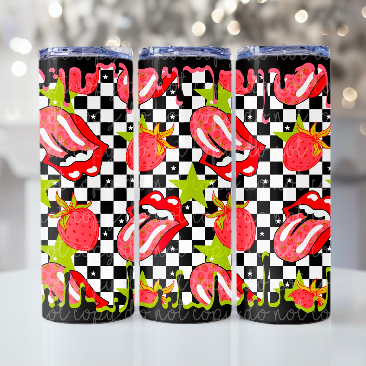 Strawberry tongue Tumbler