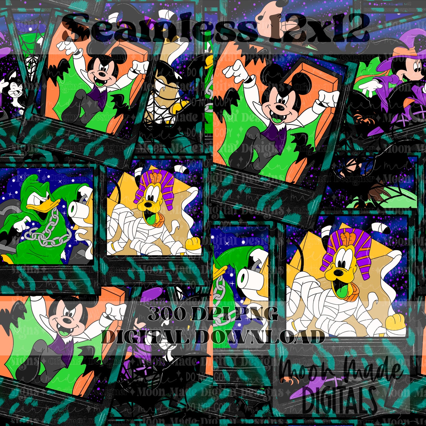 Spooky club house seamless