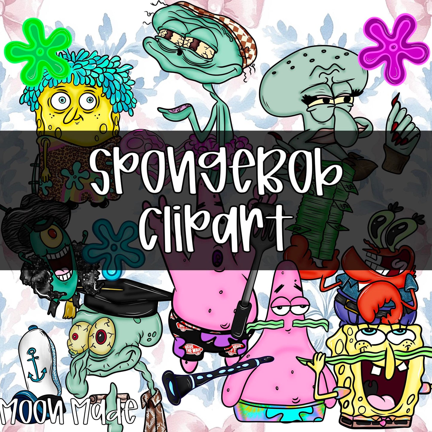 Spongebob Clipart Bundle