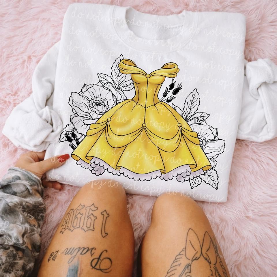 Belle Dress PNG