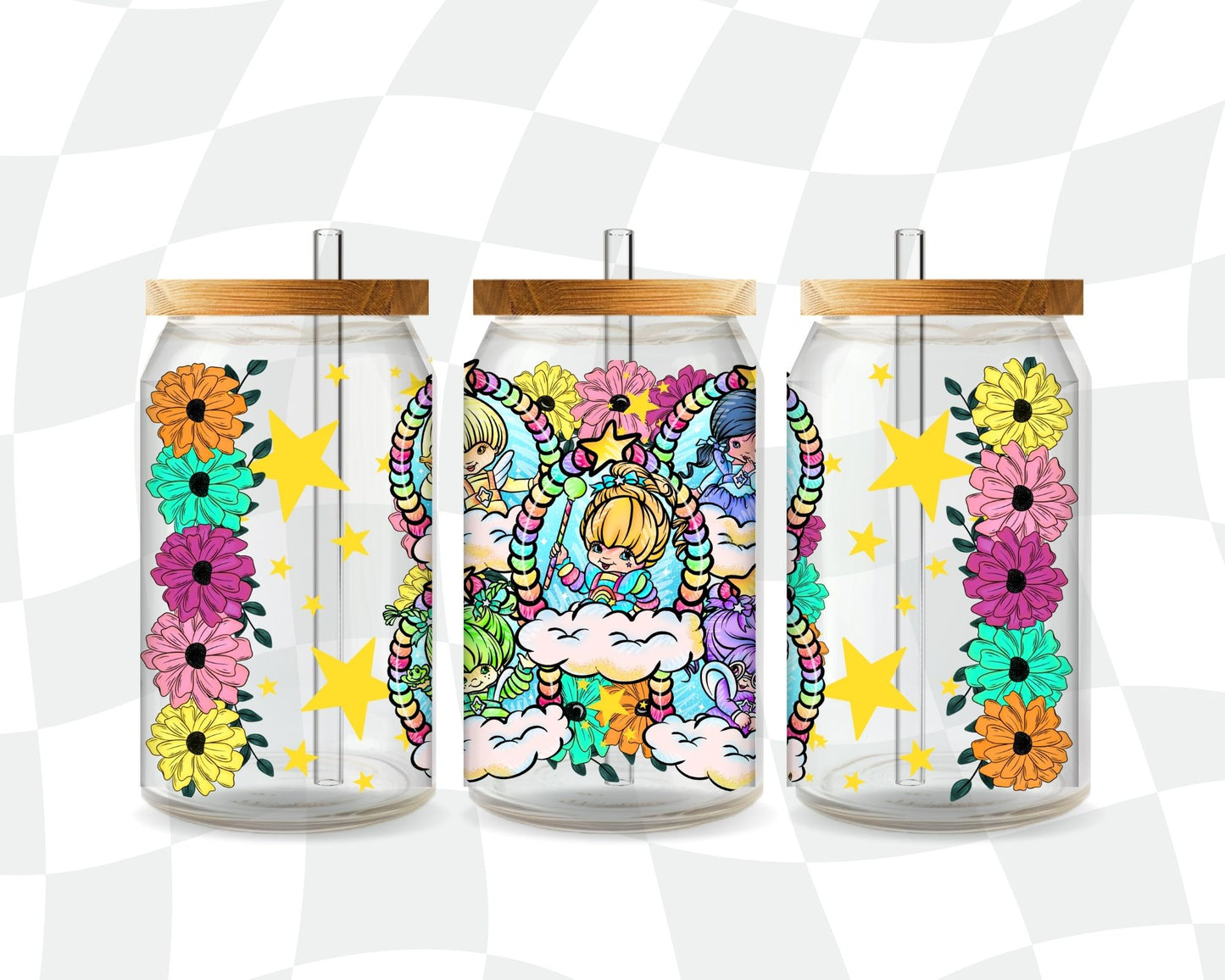 Rainbow kid floral 16 oz