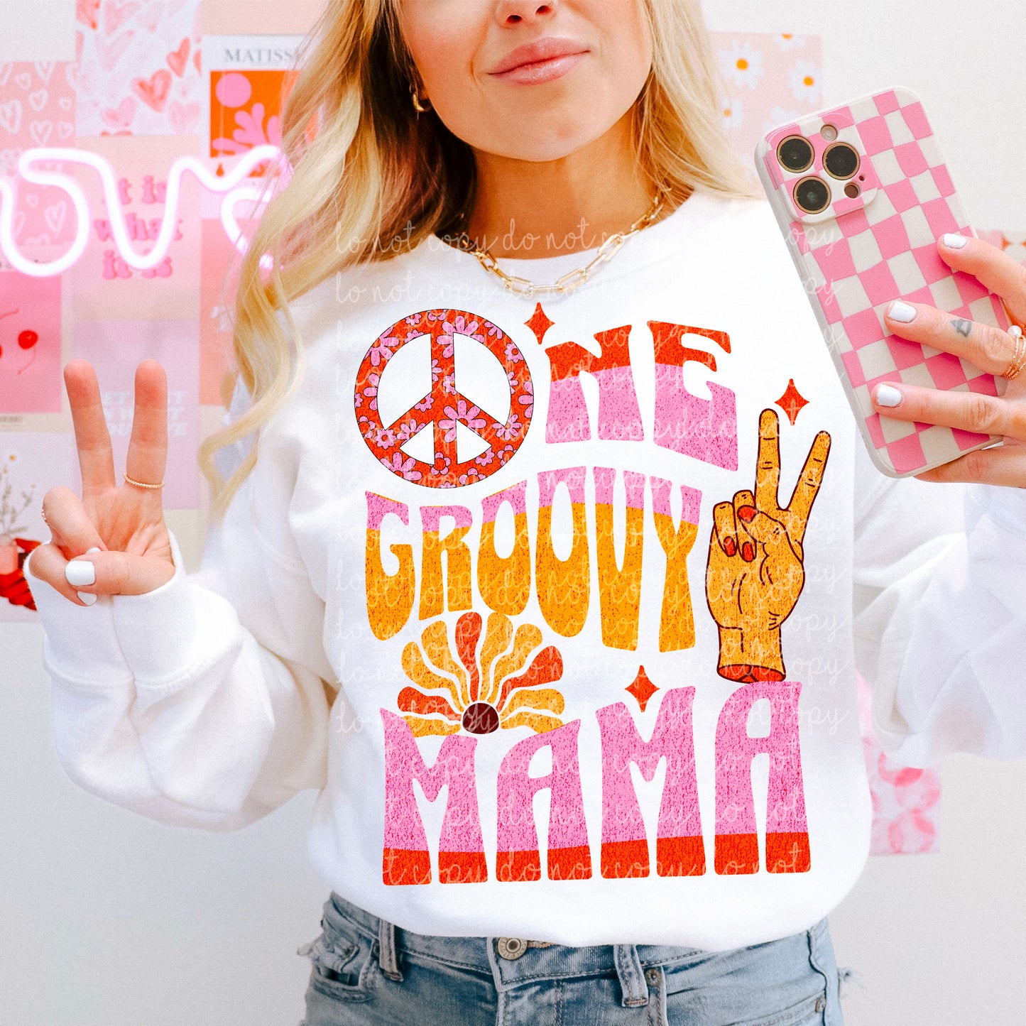 One Groovy Mama/ Bitch PNG
