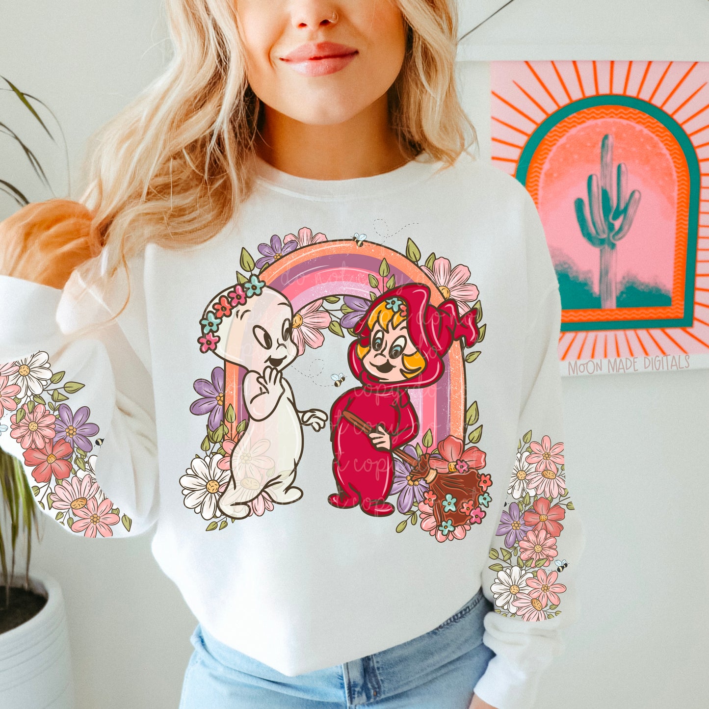 Ghostly Spring w/ sleeves PNG