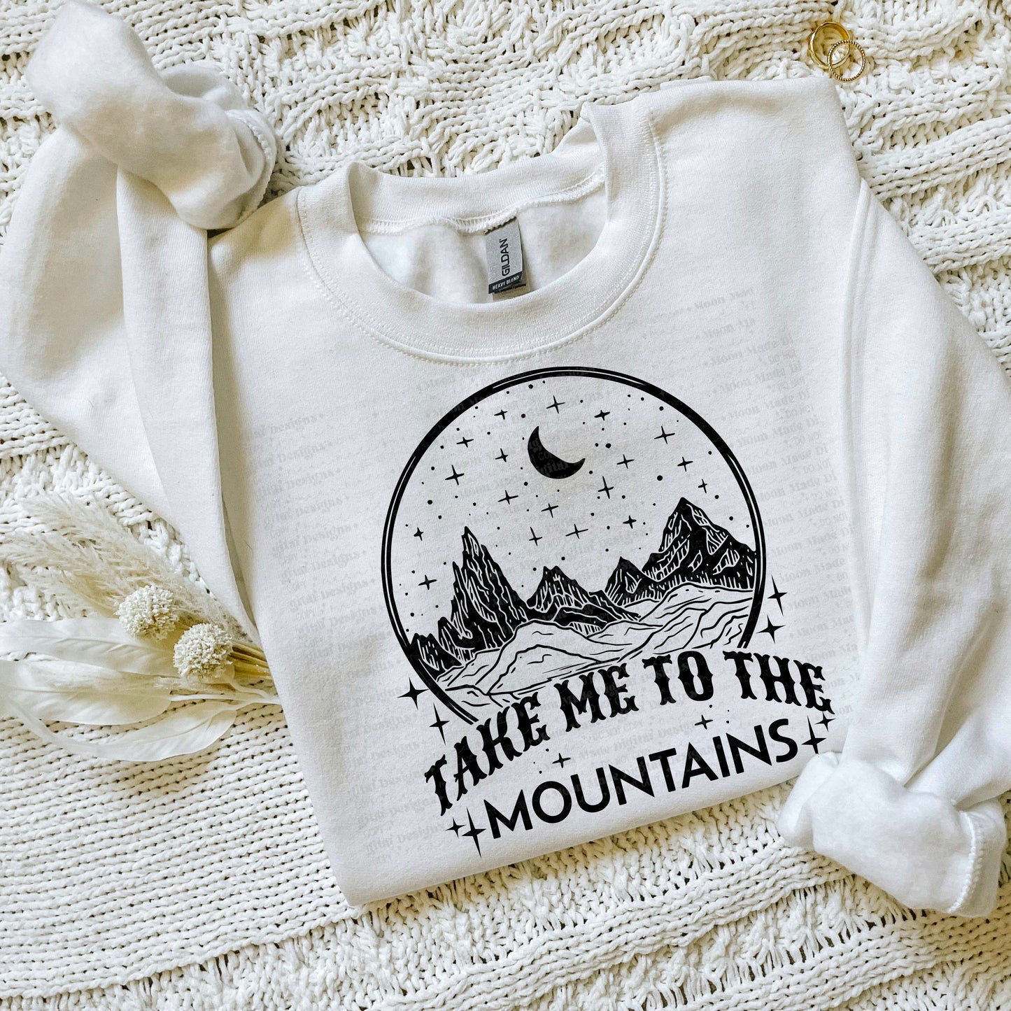 Take me to the  mountains PNG