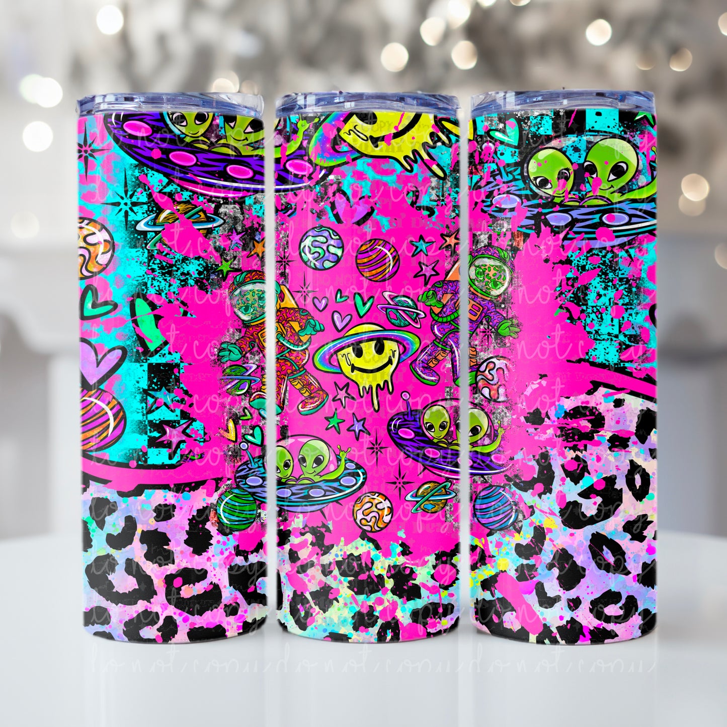 Stay weird lf tumbler