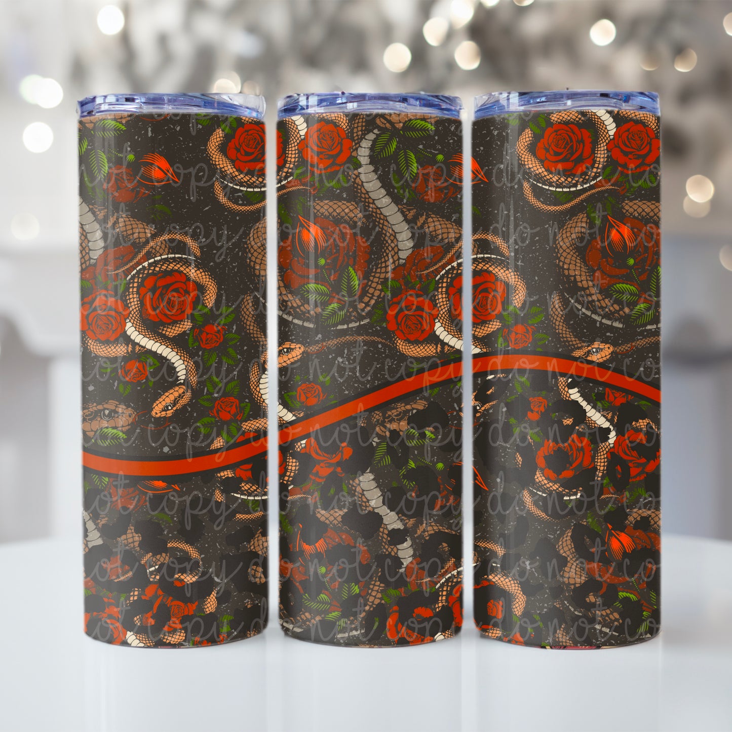 Same snake Tumbler Wrap