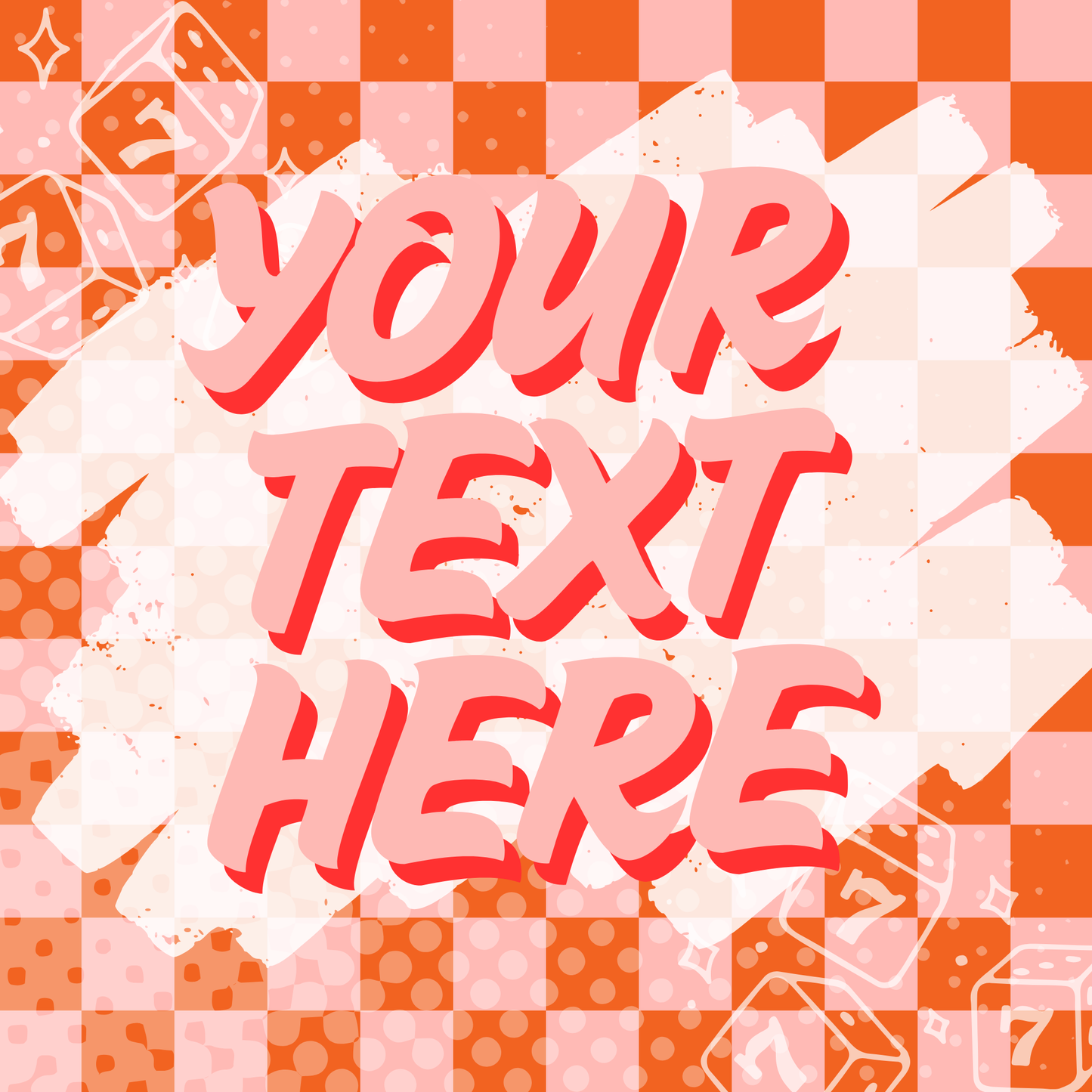 Retro Grunge Blank Advertisment Graphics ( You add your own words!)