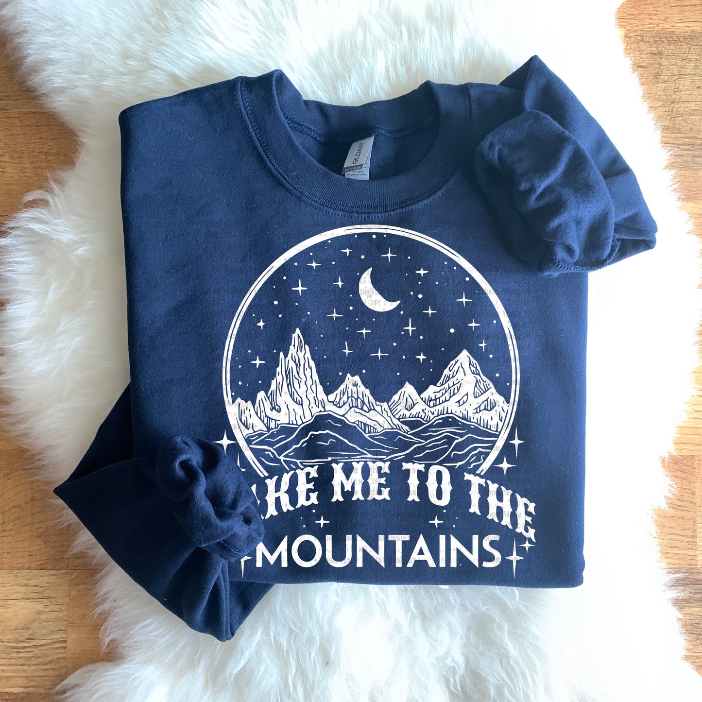 Take me to the  mountains PNG