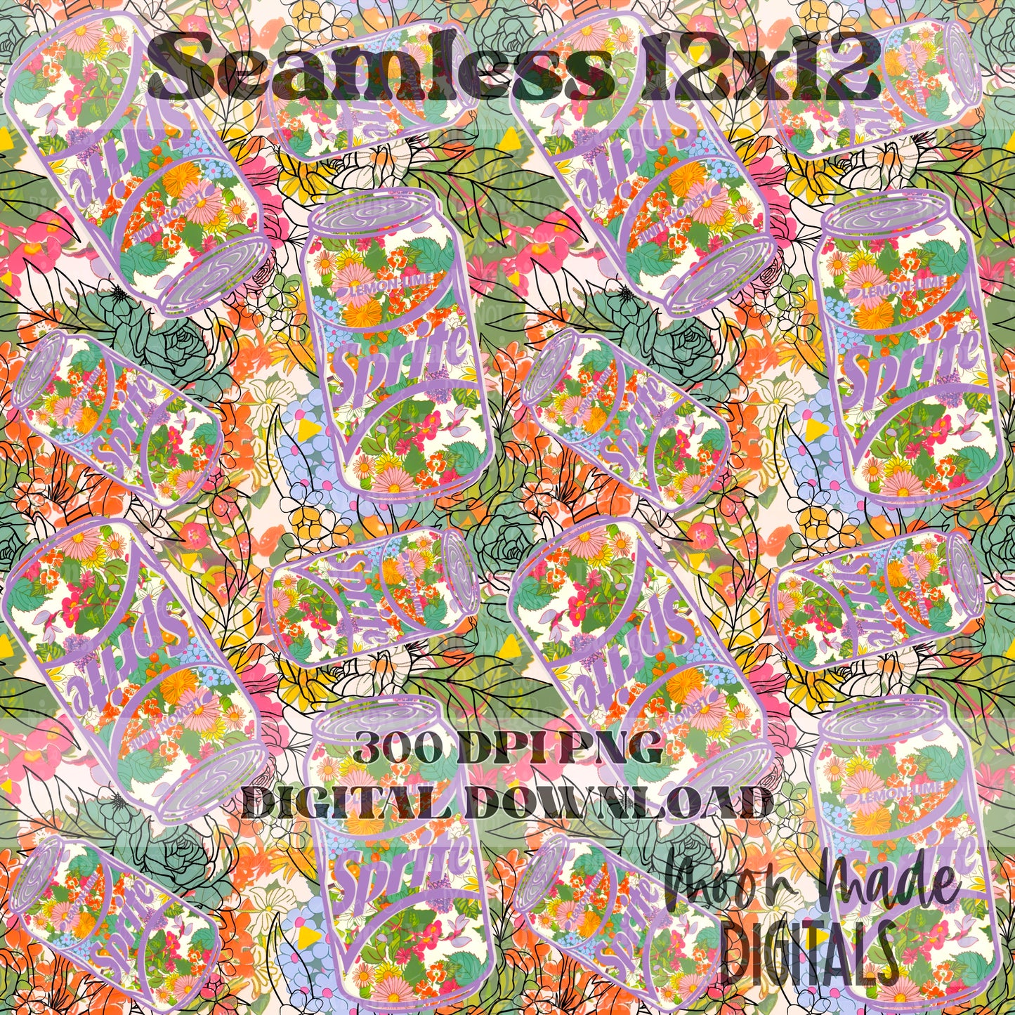 Floral Spite seamless