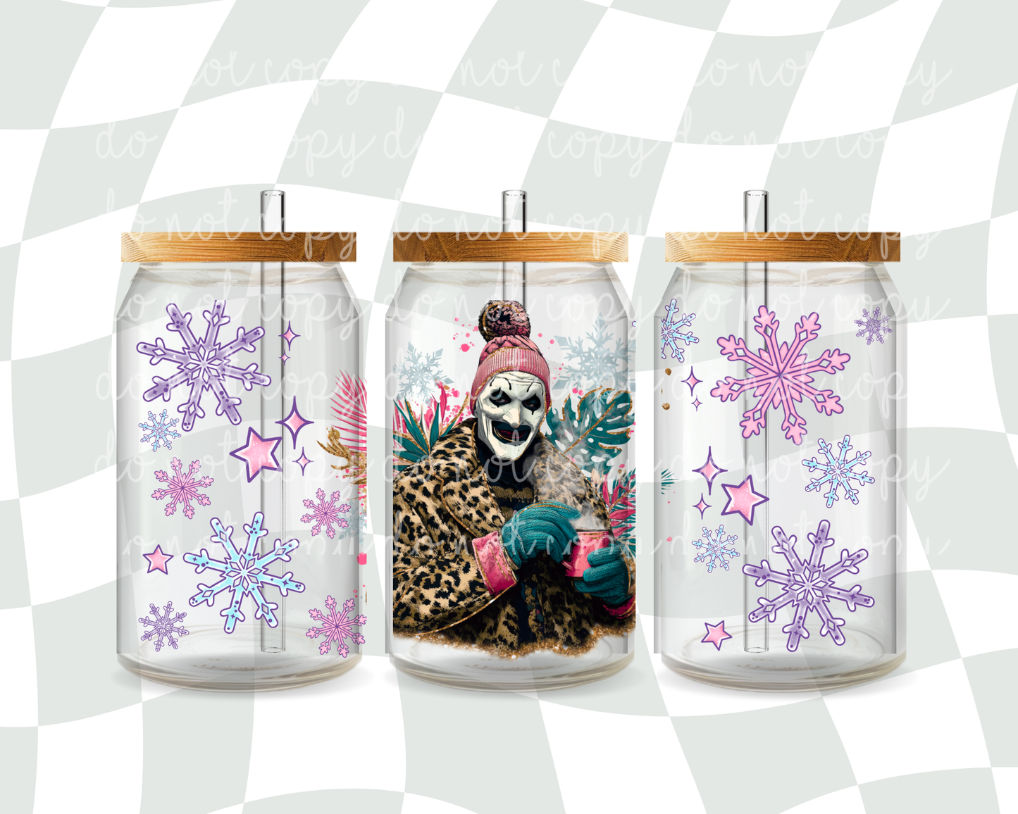 Boho Winter Art 16 oz