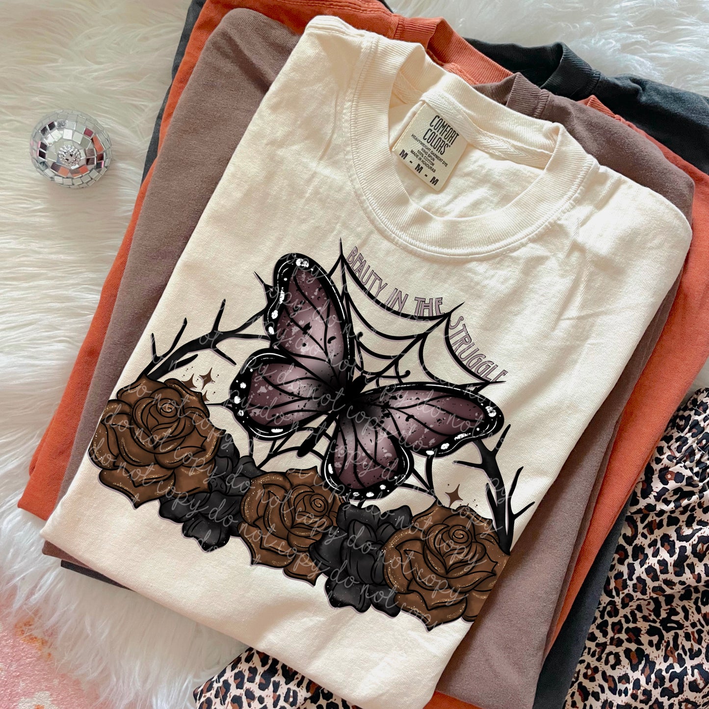 Beauty in struggle w/ sleeve PNG