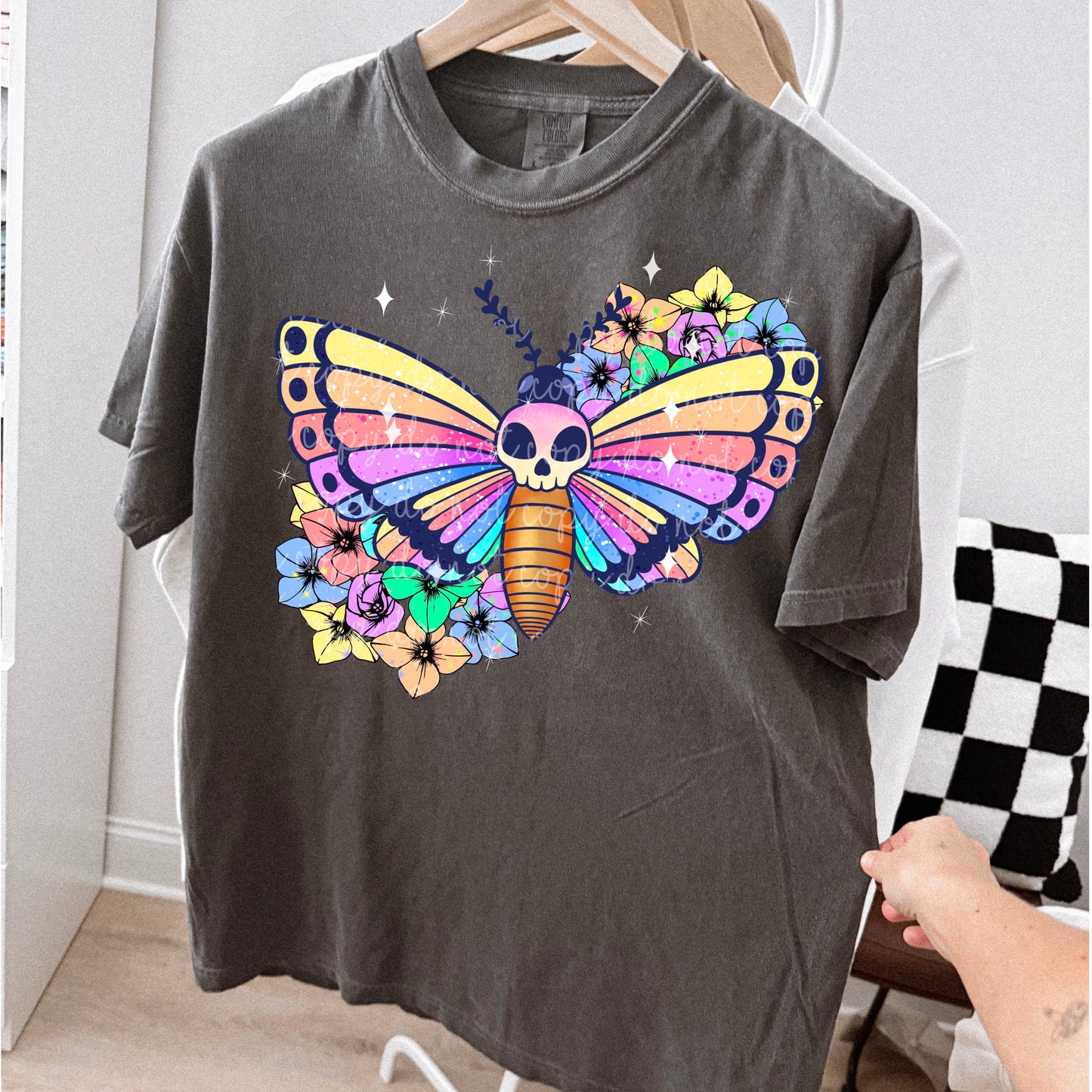 Rainbow moth PNG