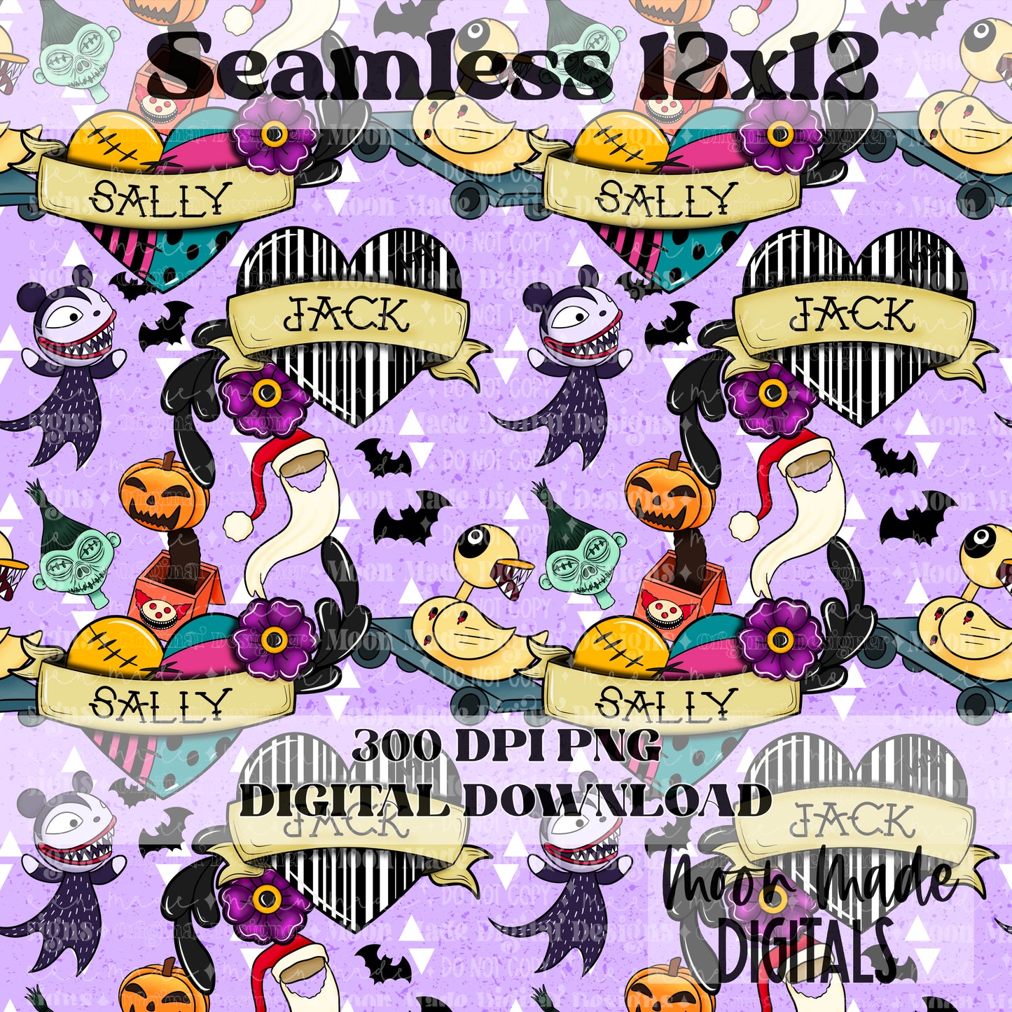 Jack Hearts Seamless