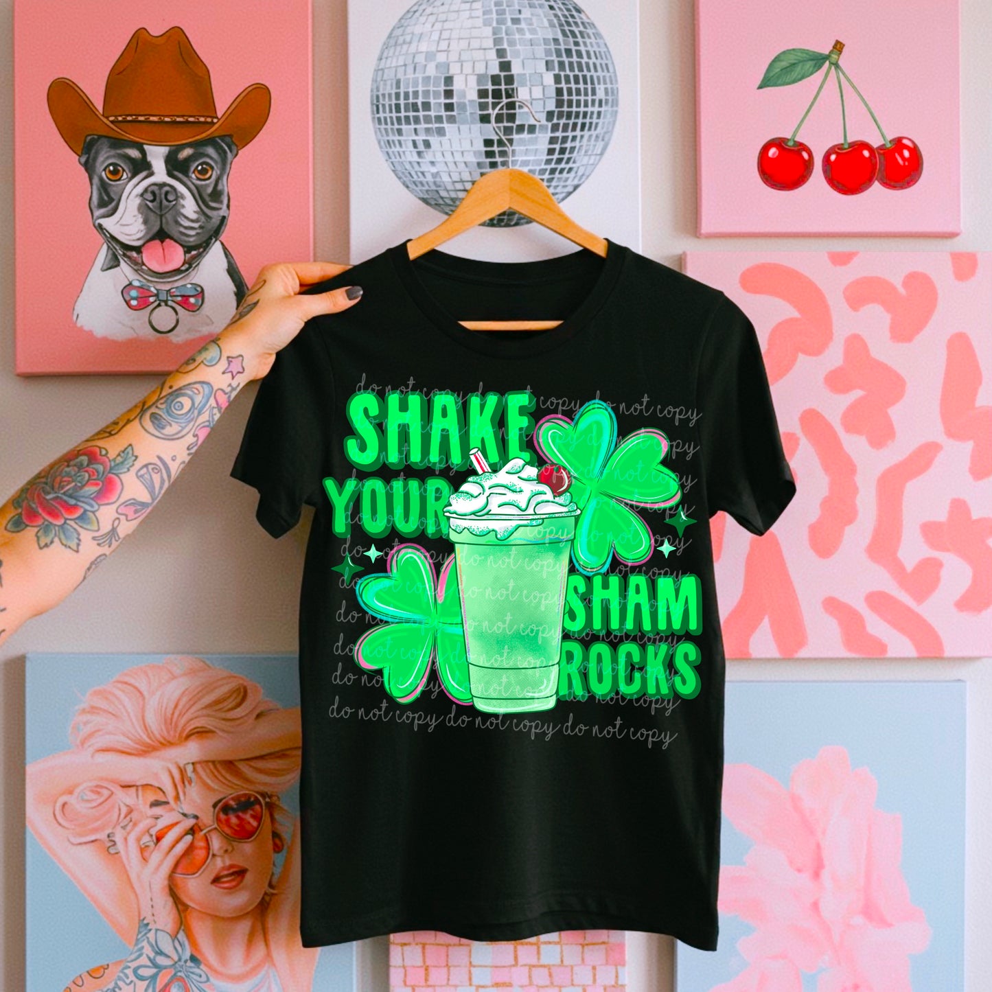 Shake your shamrocks png