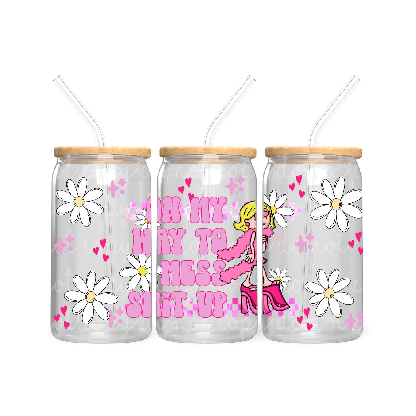 On my way {both versions} 16 oz