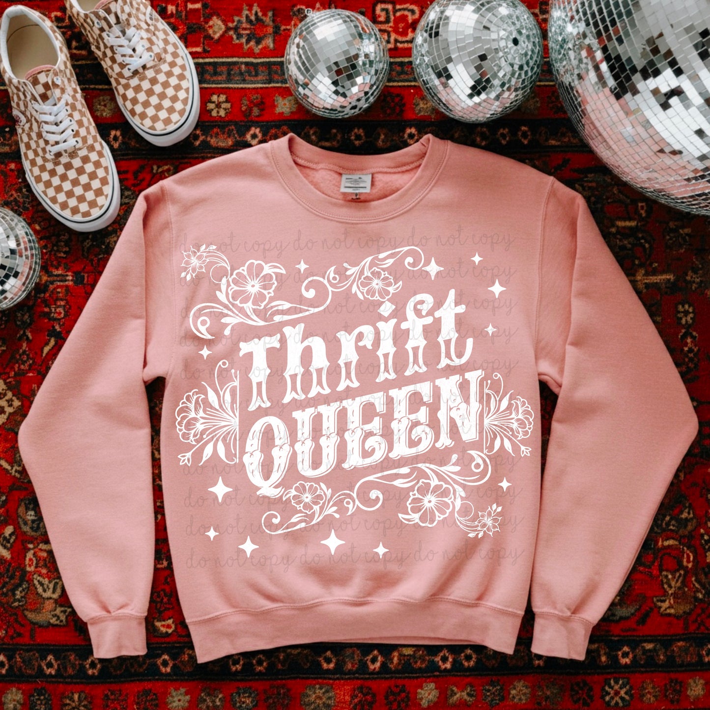 Thrifting Queen (2 colors) PNG