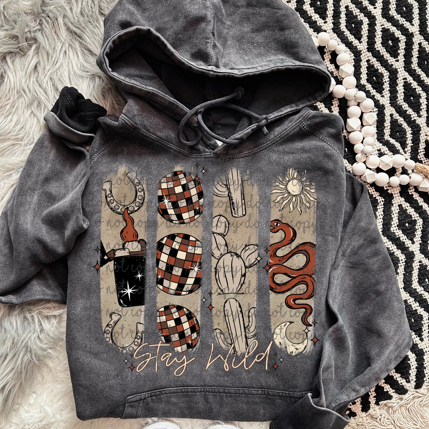 Stay Wild West w/Sleeves PNG