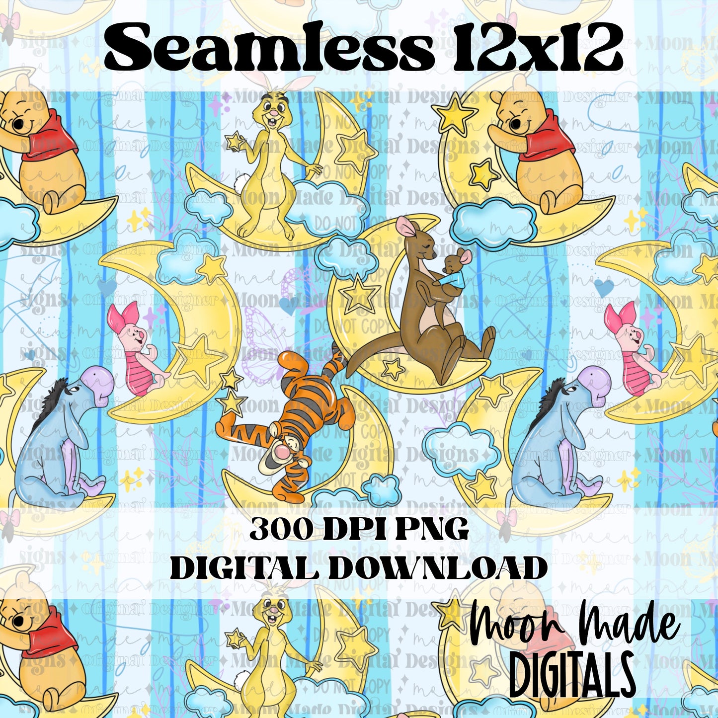 Sleepy Bear Seamless