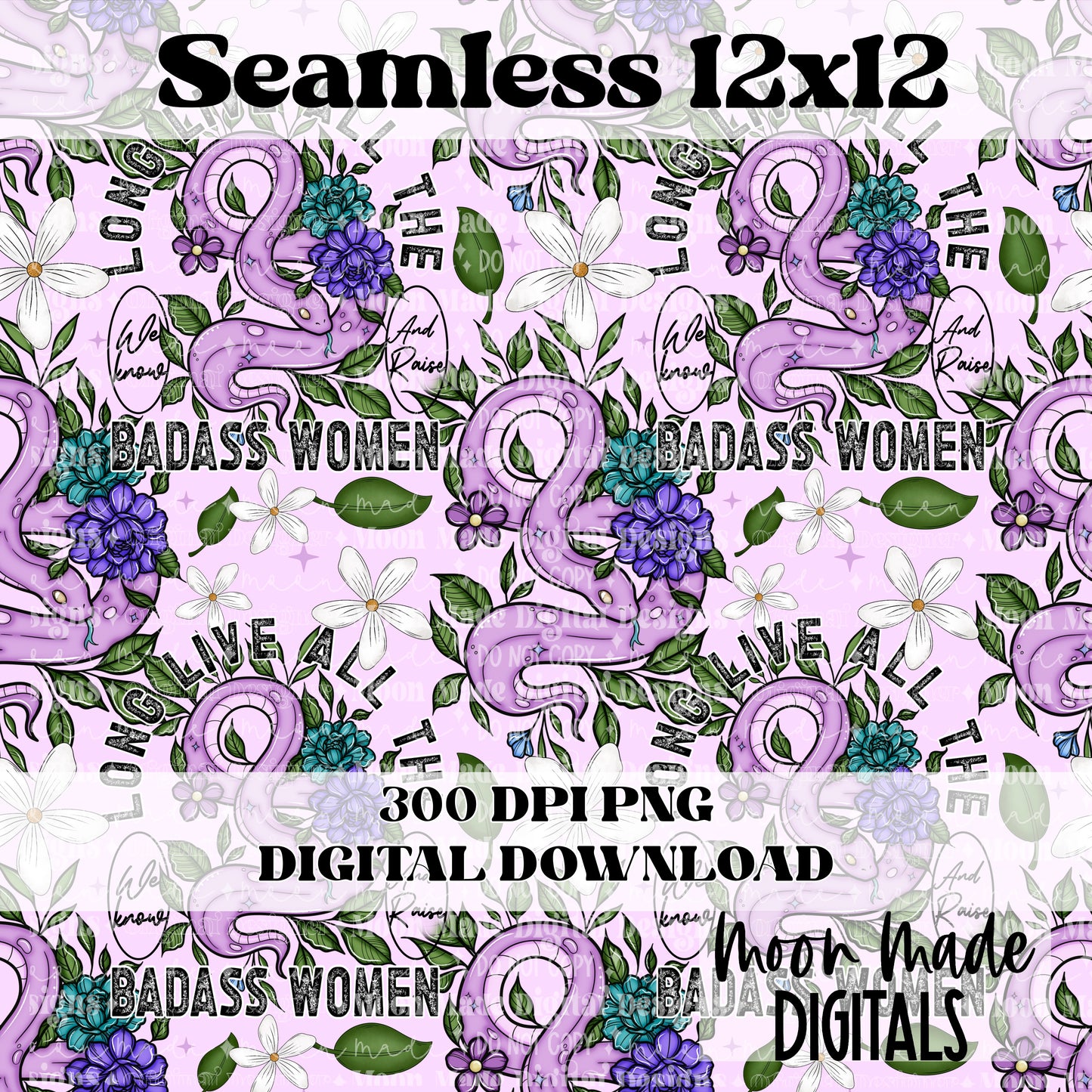 Badass Women Seamless