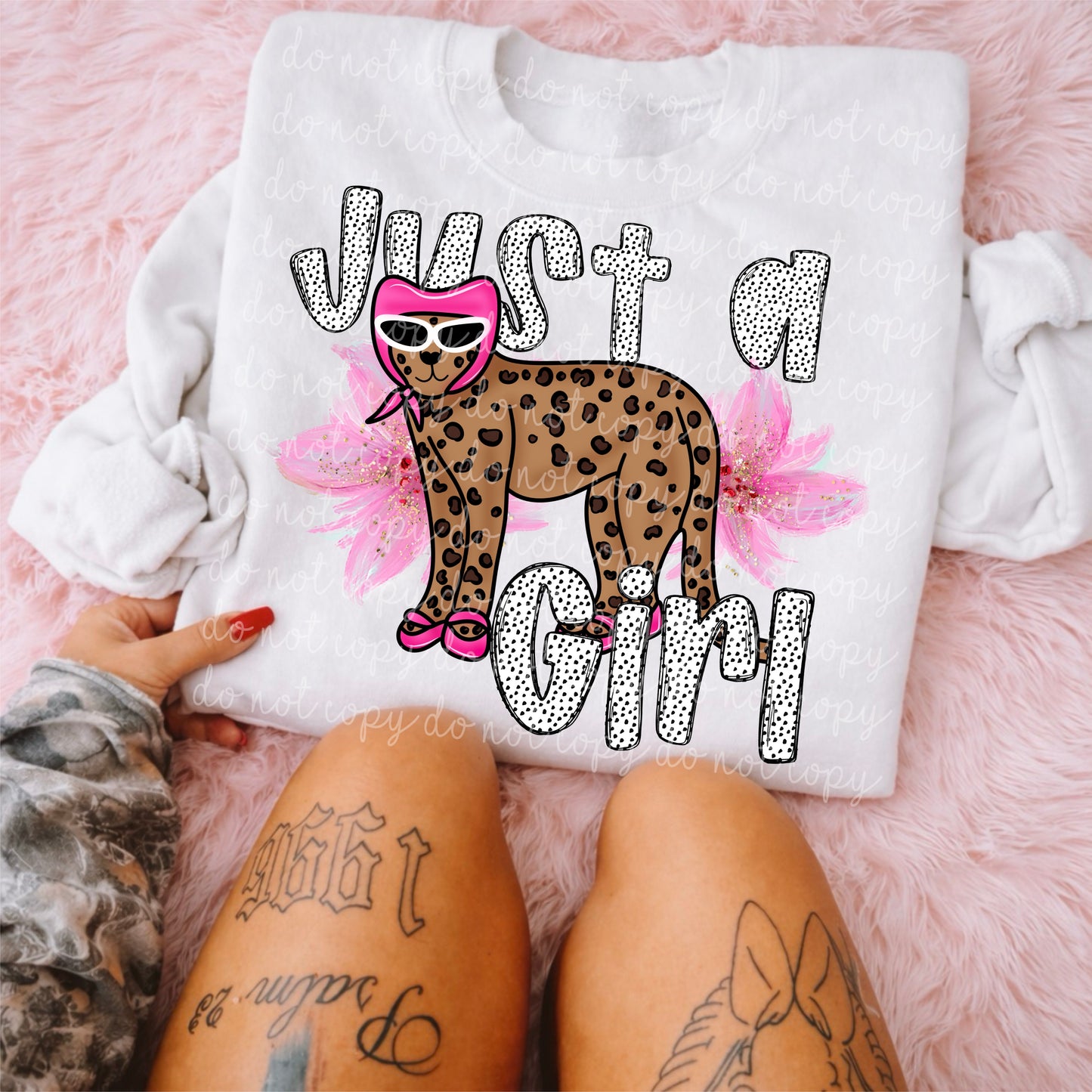 Leopard Just a Girl PNG