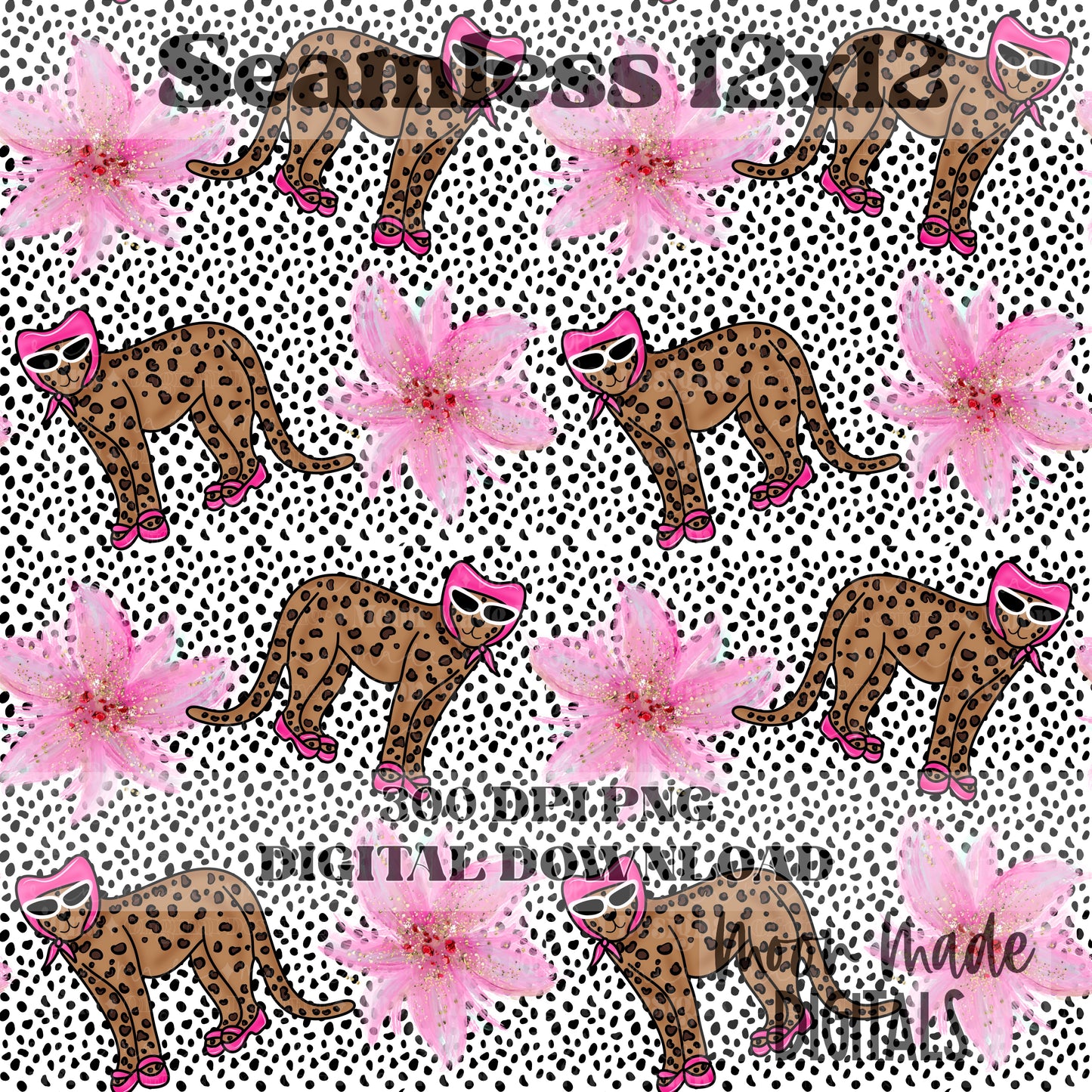 Leopard Just a Girl Seamless