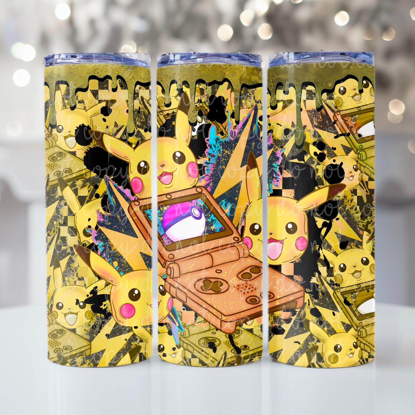 Pikachu Gameboy Tumbler