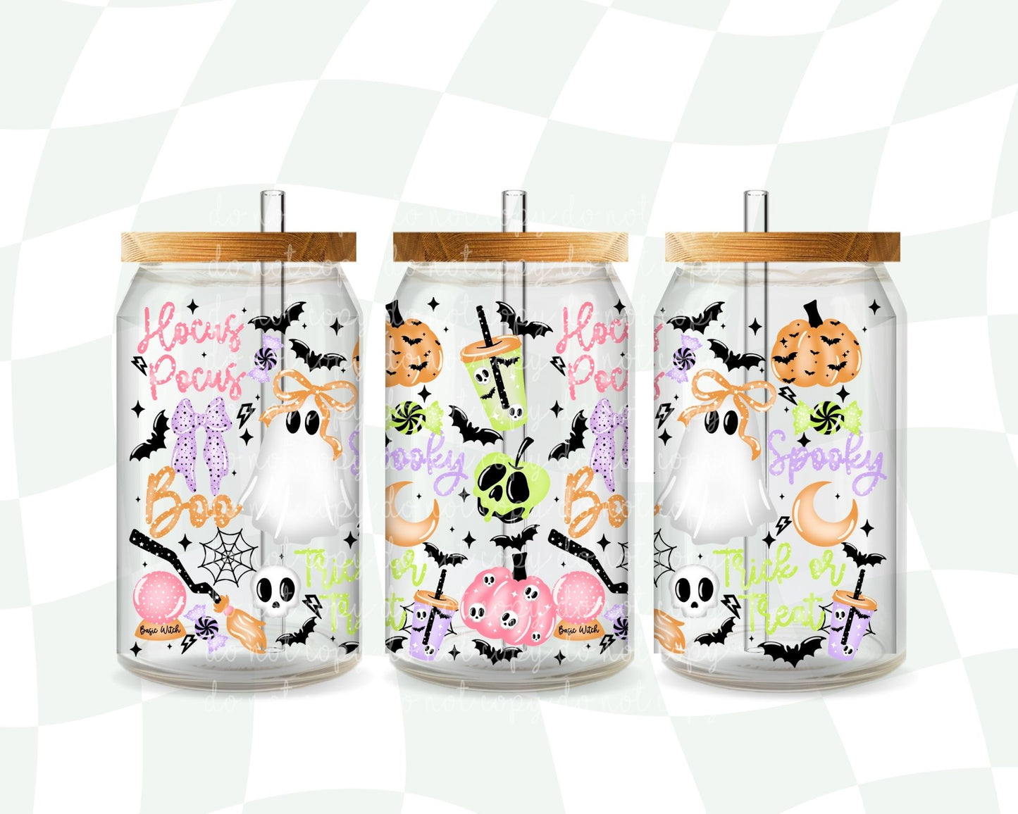 Spooky Collage 16 oz