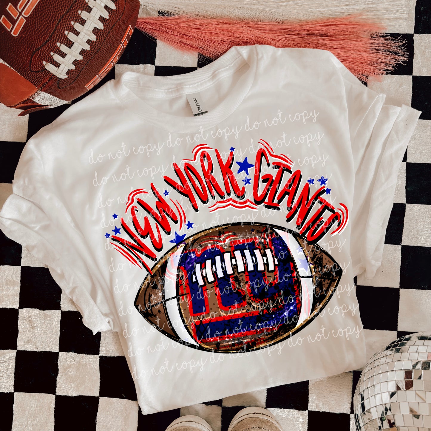 NYG Football (both glitter and no glitter) PNG