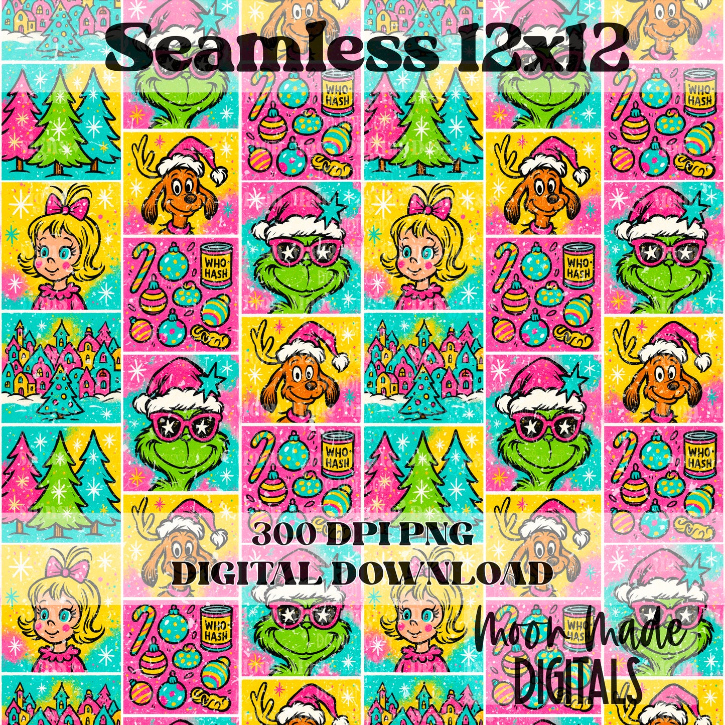 Whoville Postage Seamless