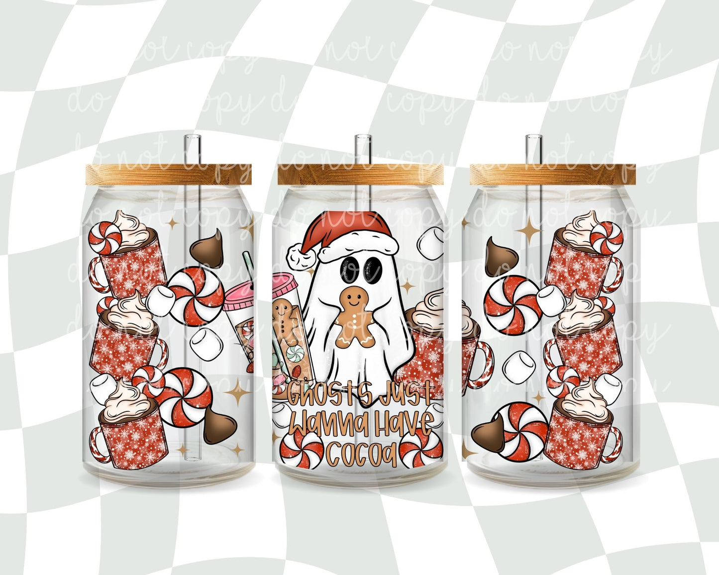 Ghosts Just Wanna Have Cocoa 16 oz