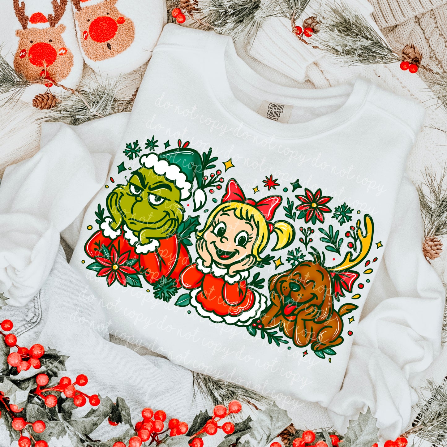 Festive Green Guy Gang PNG