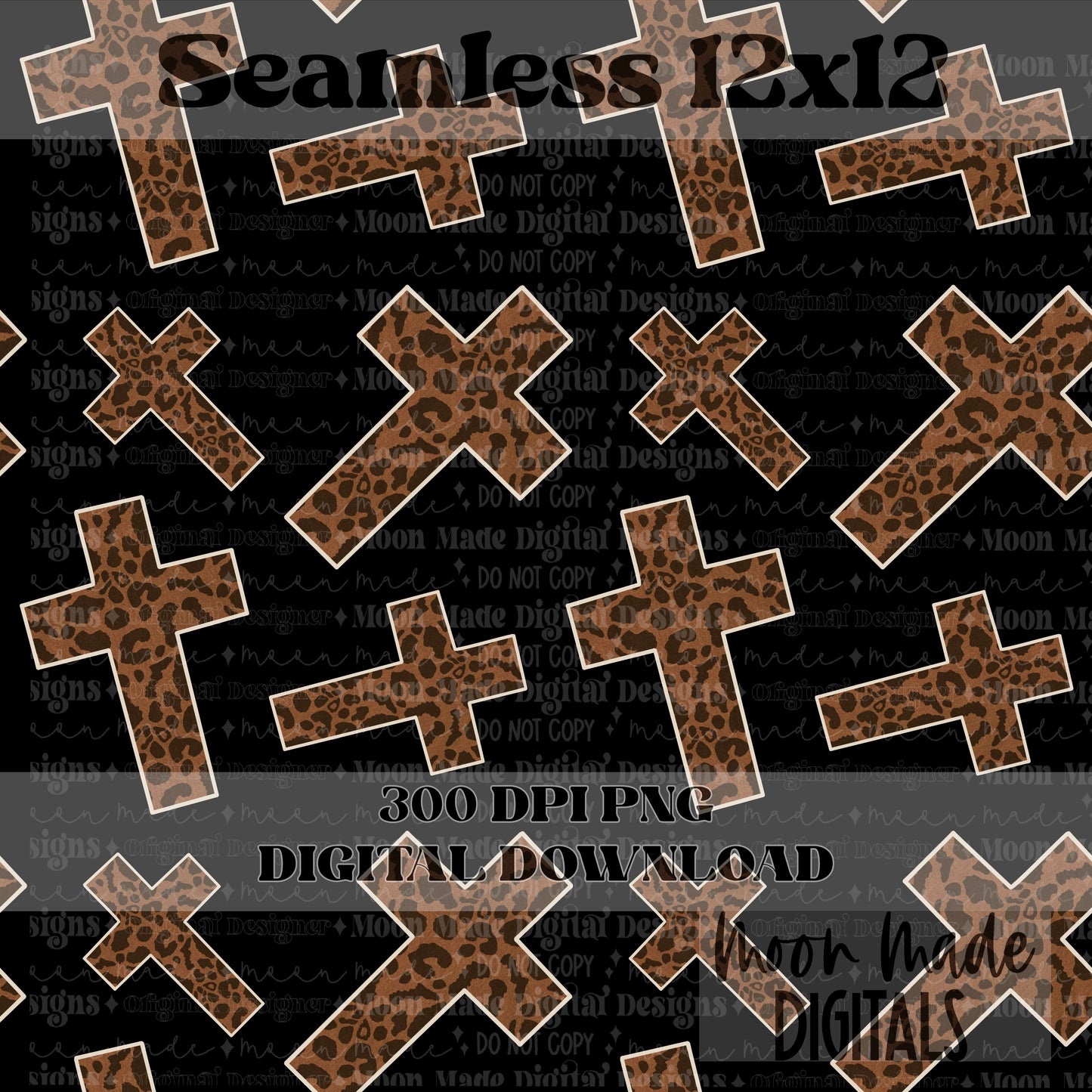 Leopard Cross Seamless