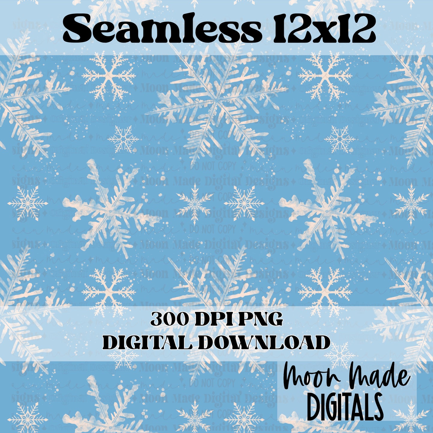 Winter Snow Seamless