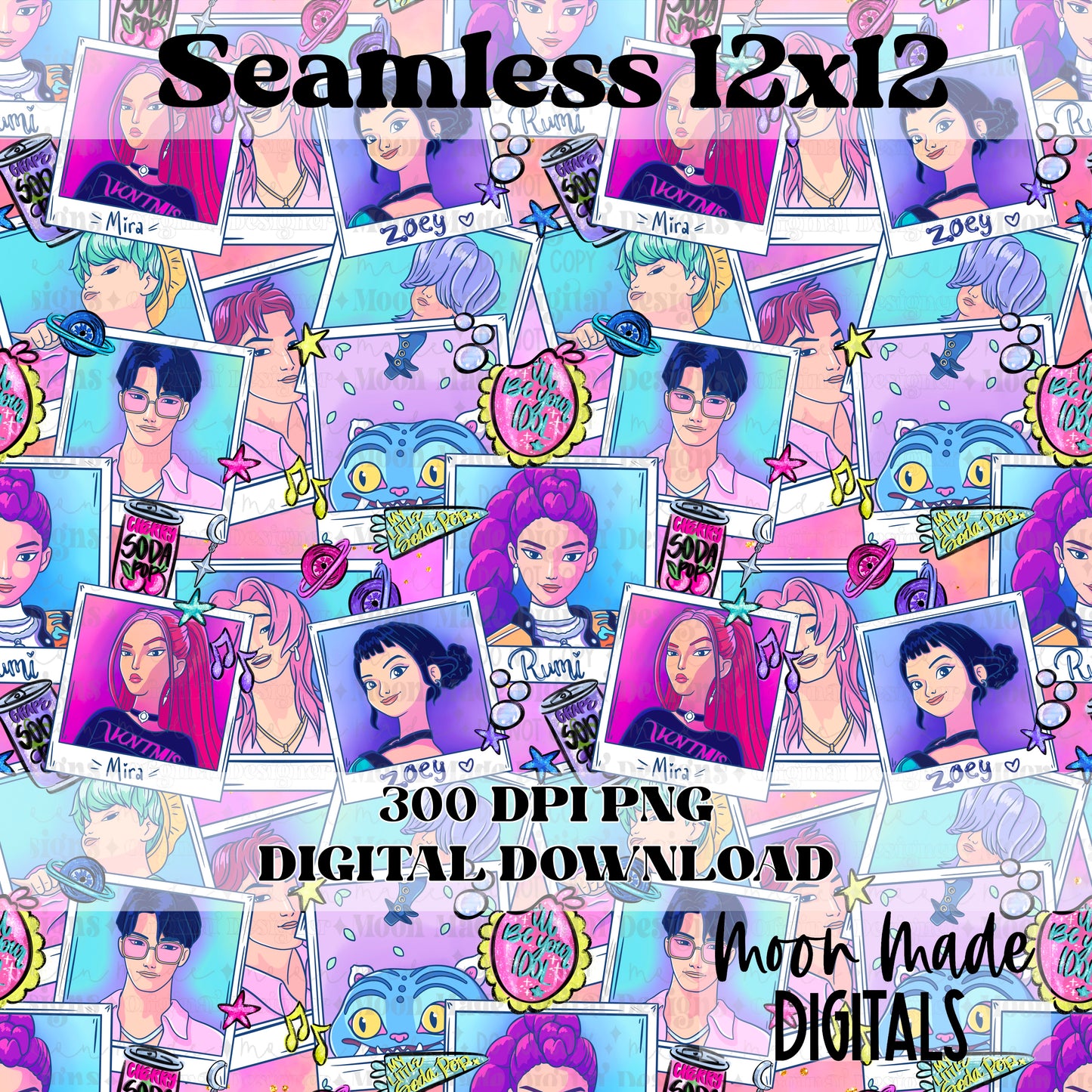 K Pop Hunters Pictures Seamless